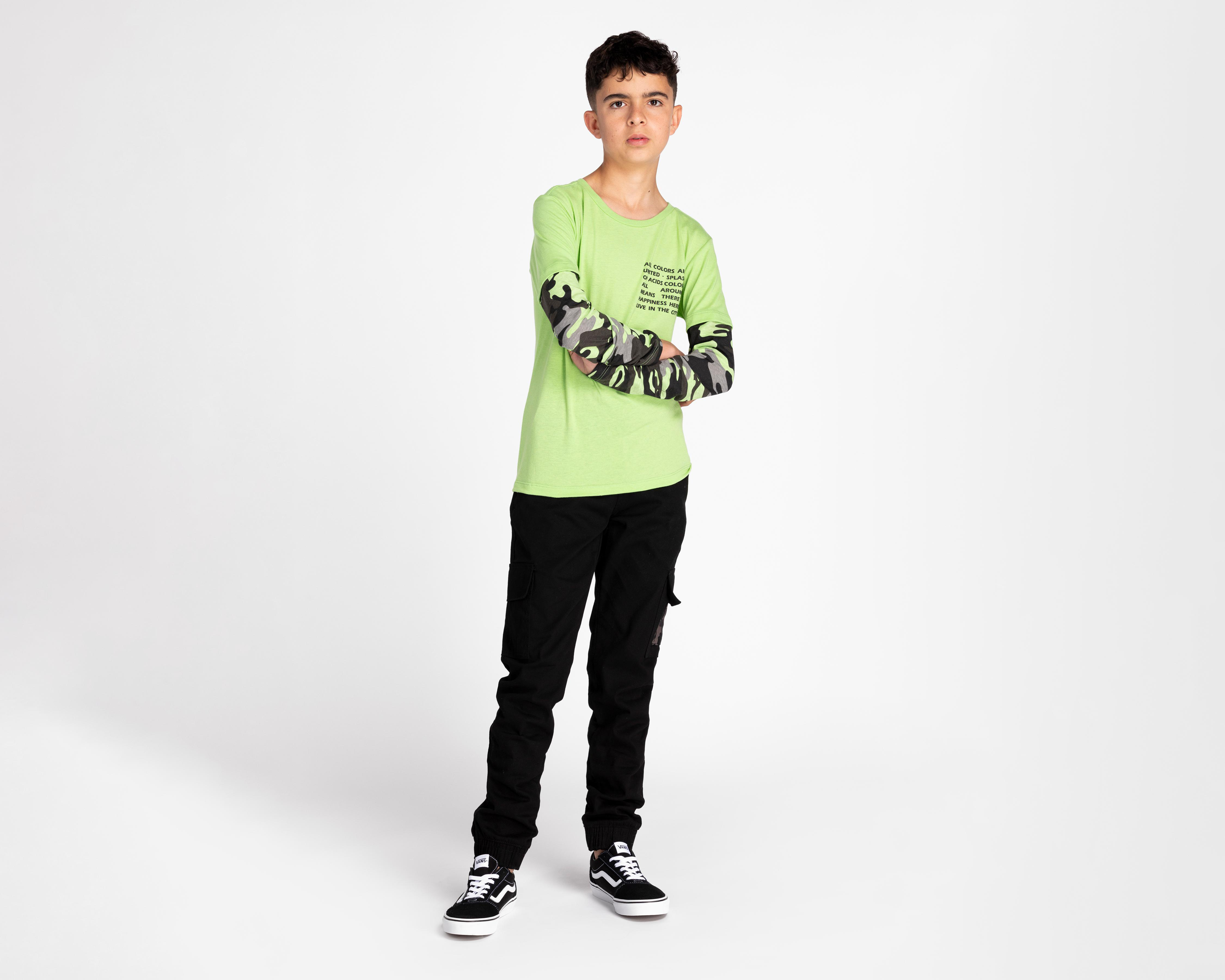 Foto 4 pulgar | Playera Neo*City Estampada Juvenil