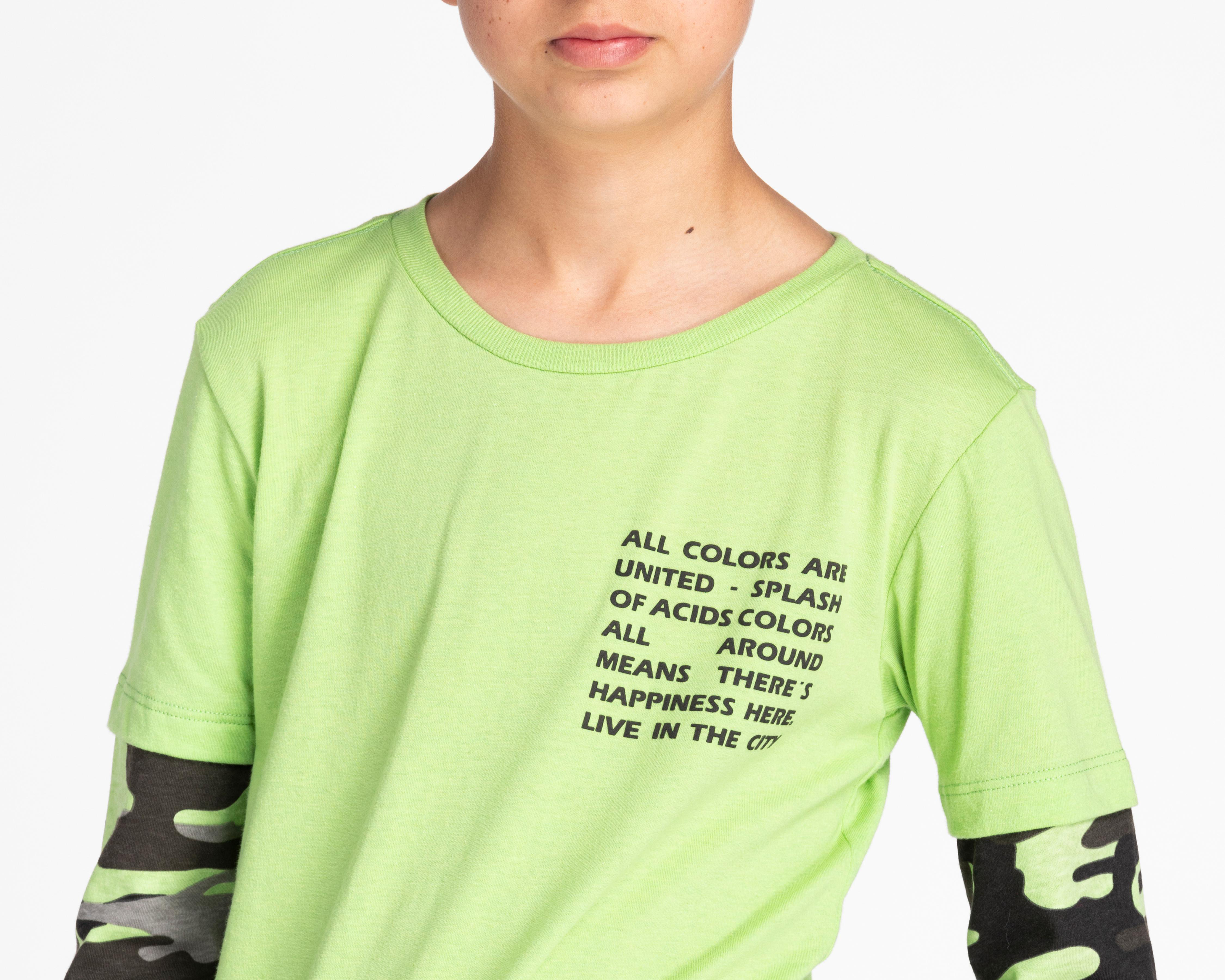 Foto 5 pulgar | Playera Neo*City Estampada Juvenil