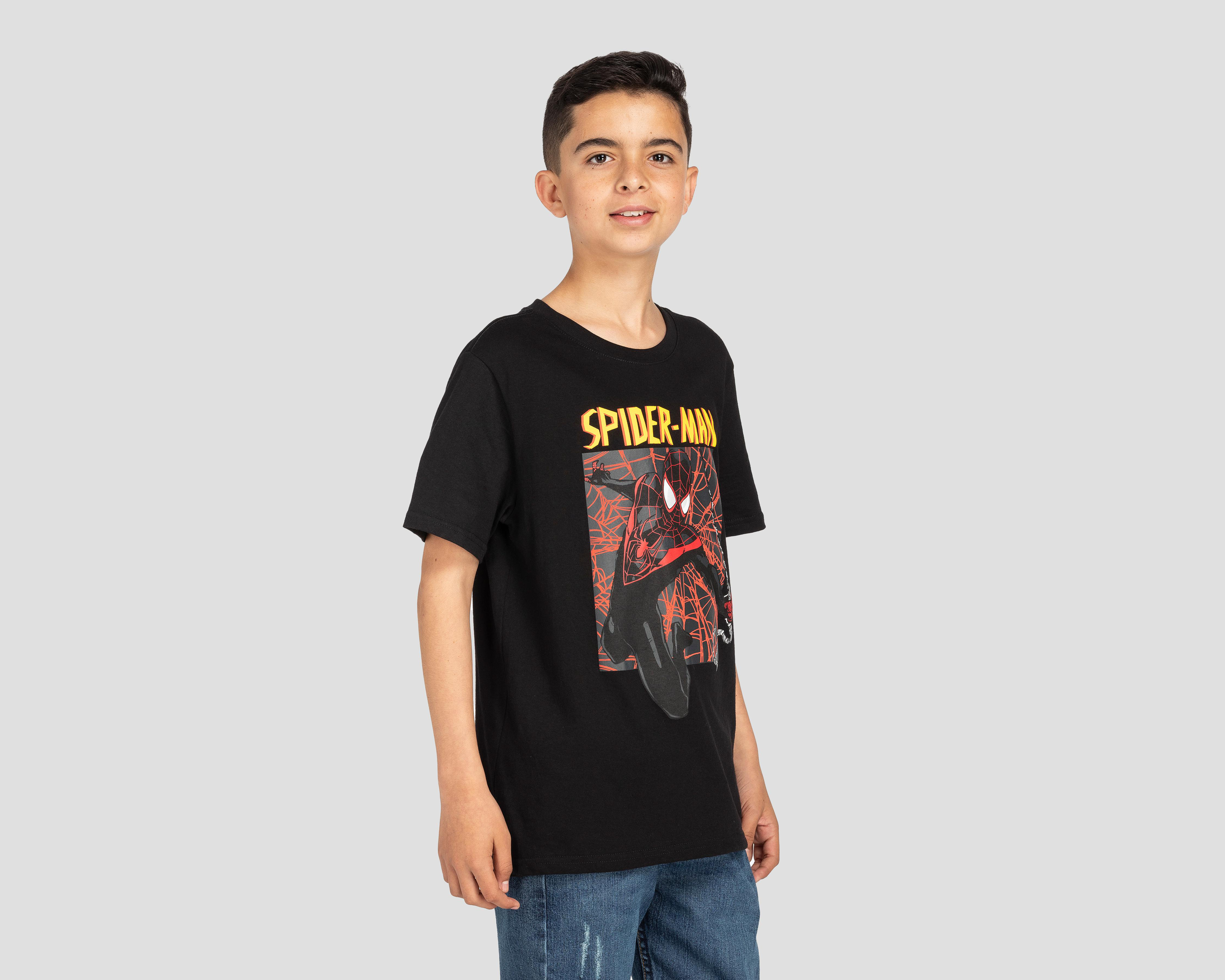 Foto 2 pulgar | Playera Spider-Man Estampada Juvenil