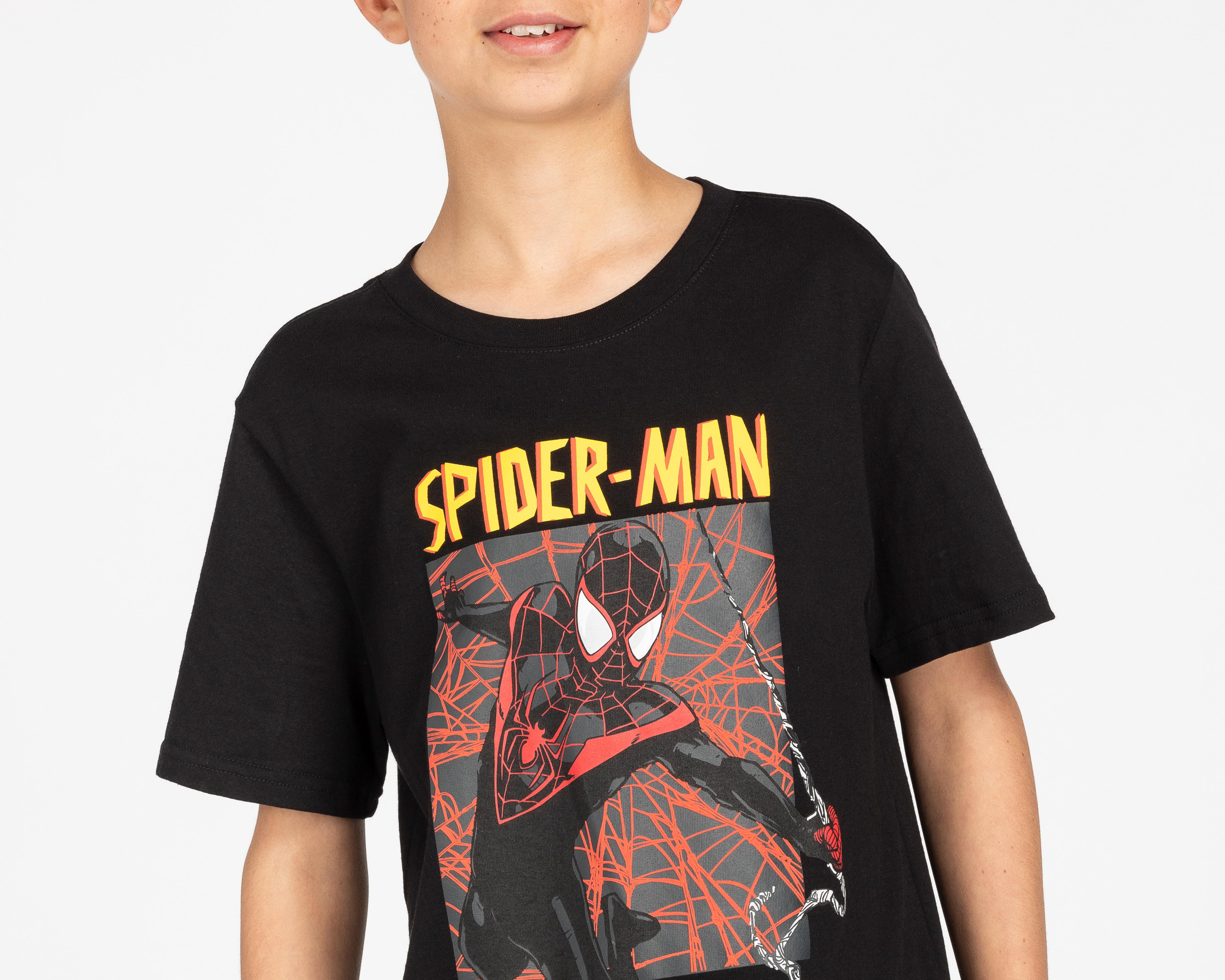 Foto 4 pulgar | Playera Spider-Man Estampada Juvenil