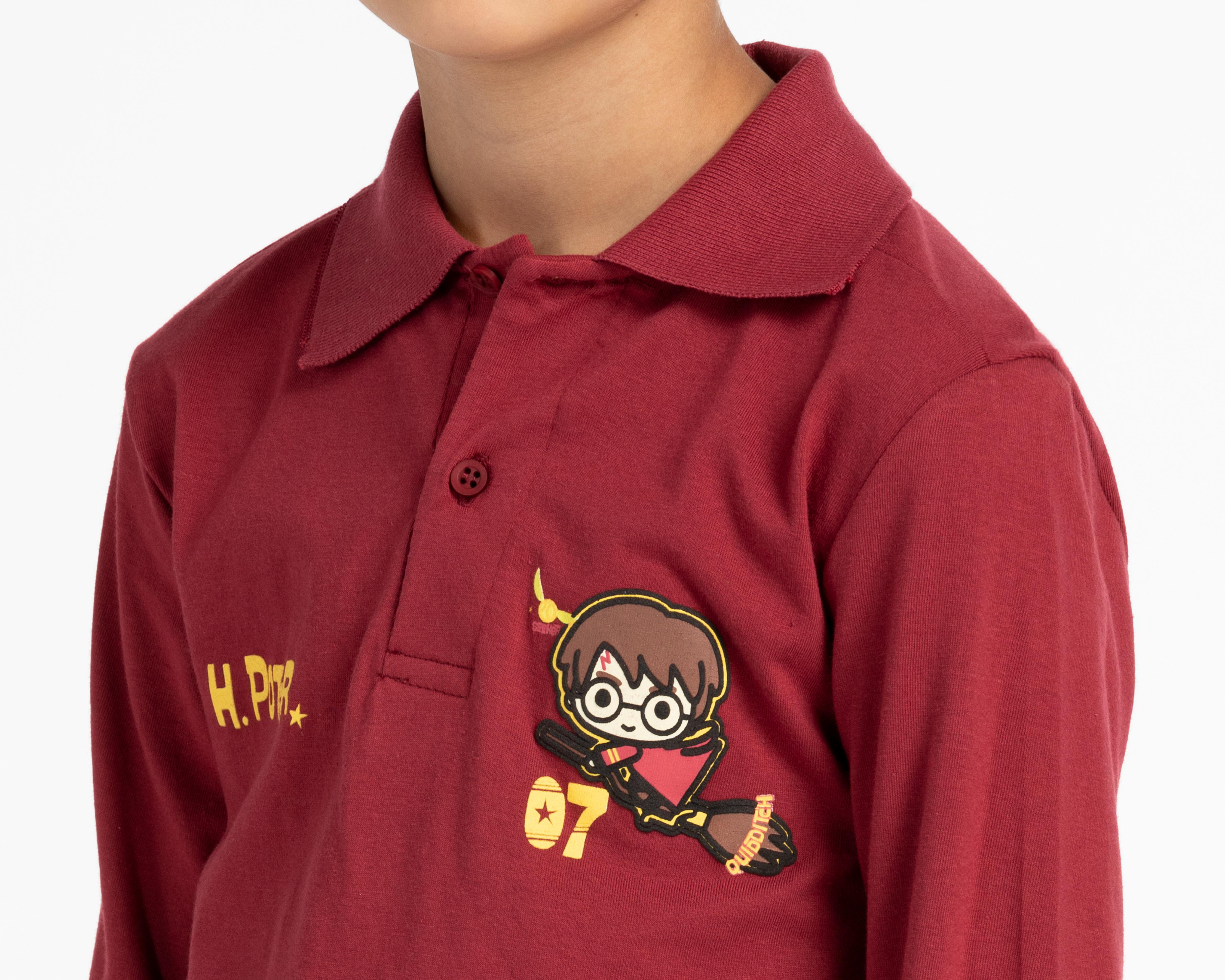 Foto 5 pulgar | Playera Harry Potter Estampada para Niño