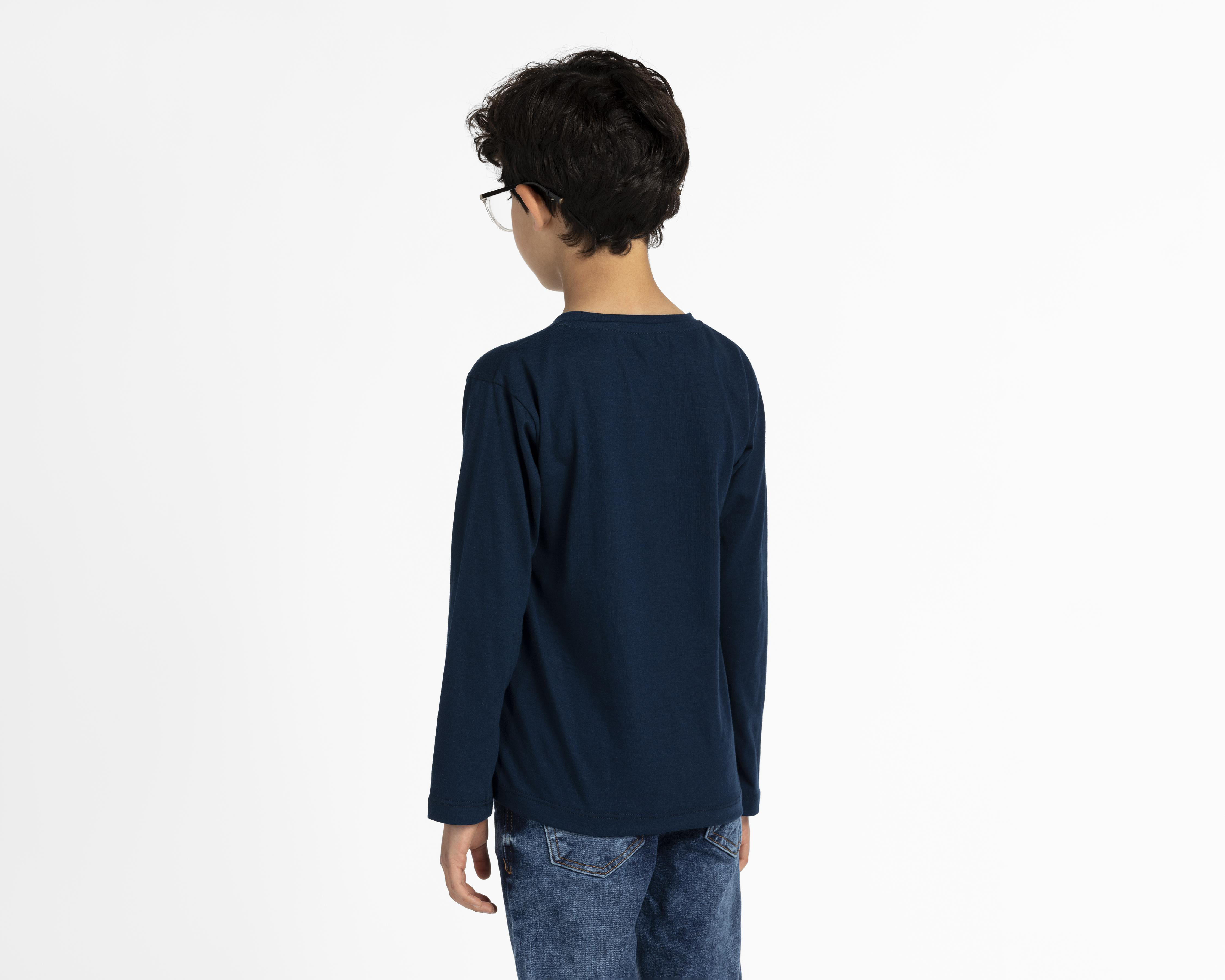 Foto 3 pulgar | Playera Refill Estampada para Niño