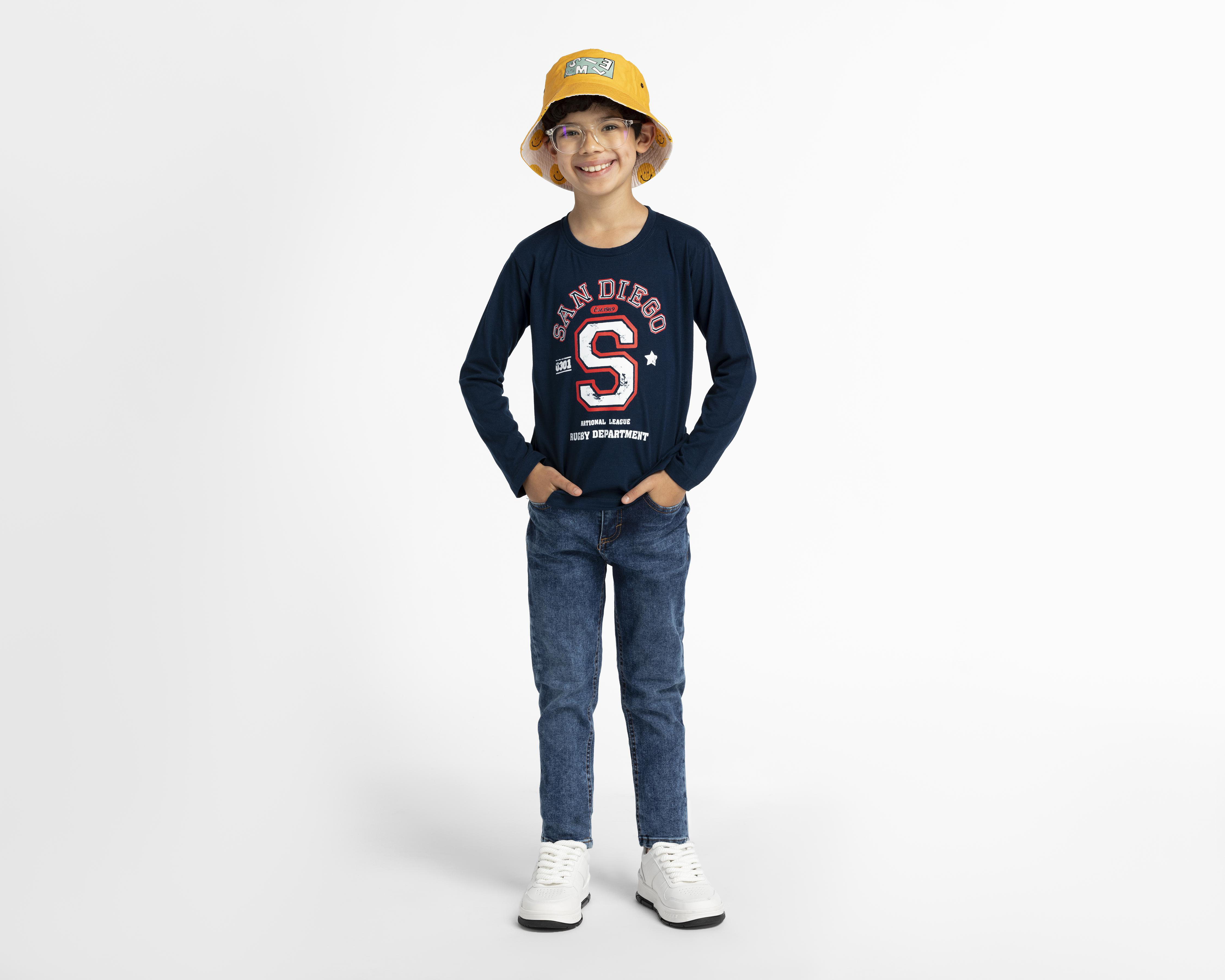 Foto 4 pulgar | Playera Refill Estampada para Niño