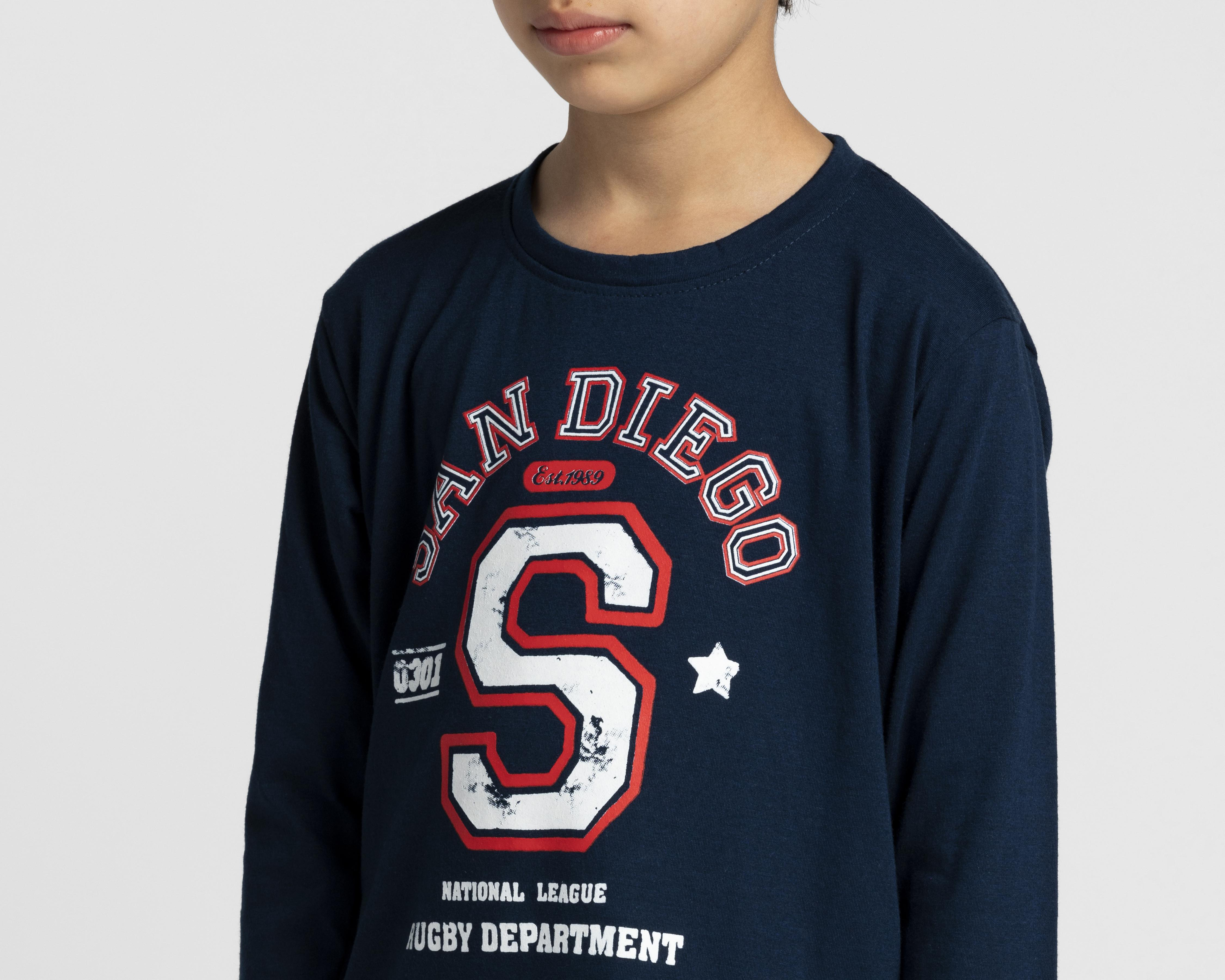Foto 5 pulgar | Playera Refill Estampada para Niño