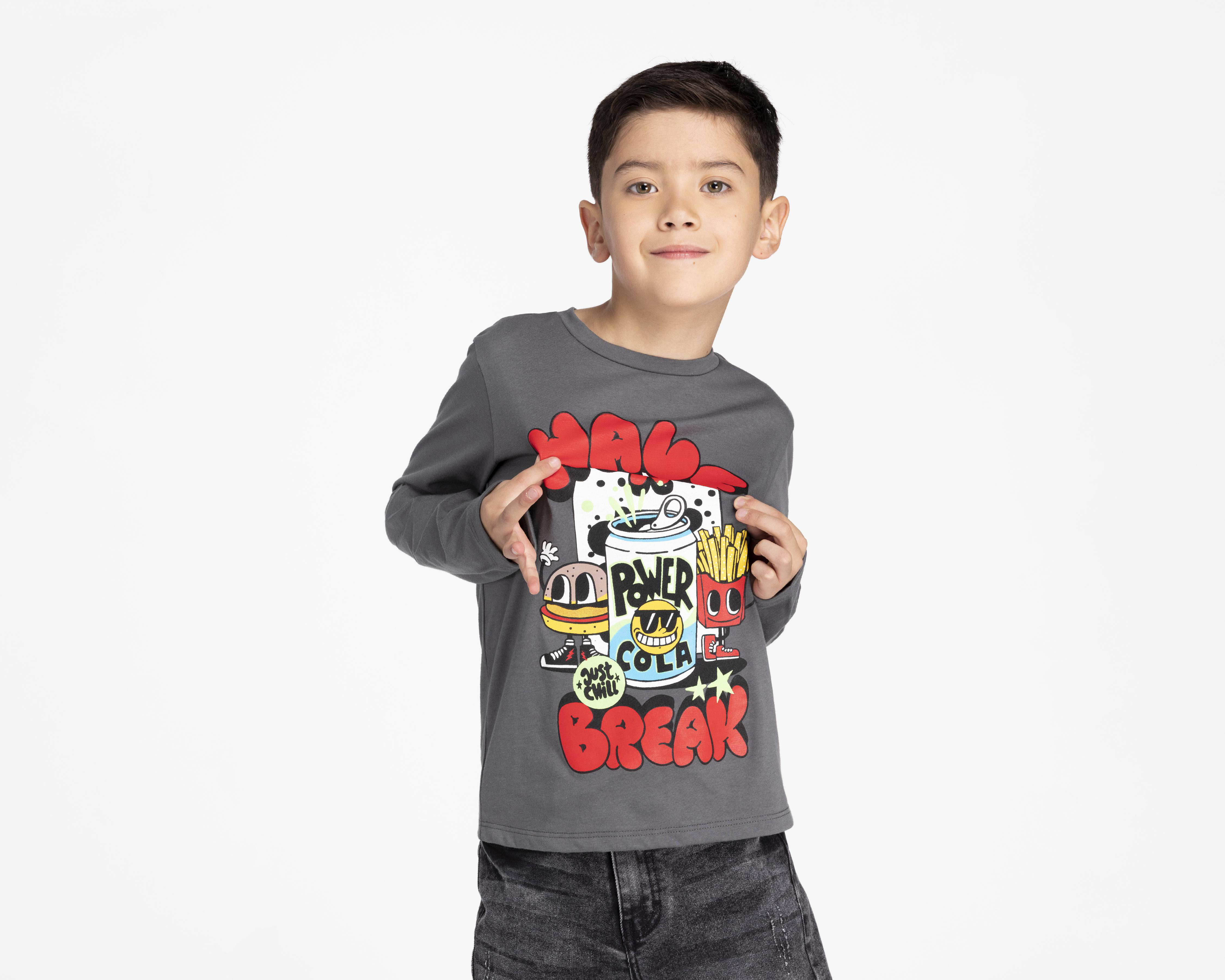 Playera Neo*City Estampada para Niño