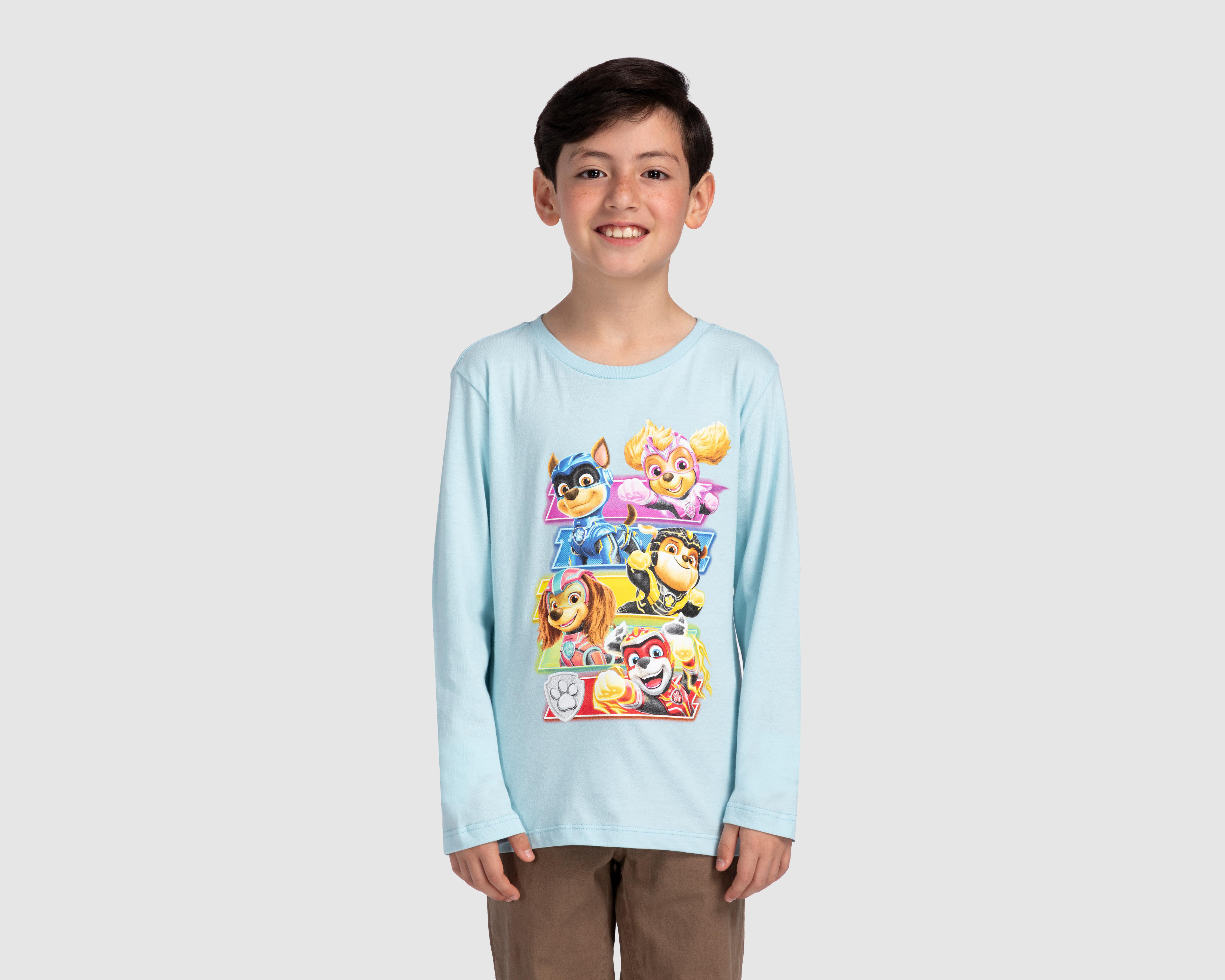 Foto 2 pulgar | Playera Paw Patrol Estampada para Niño