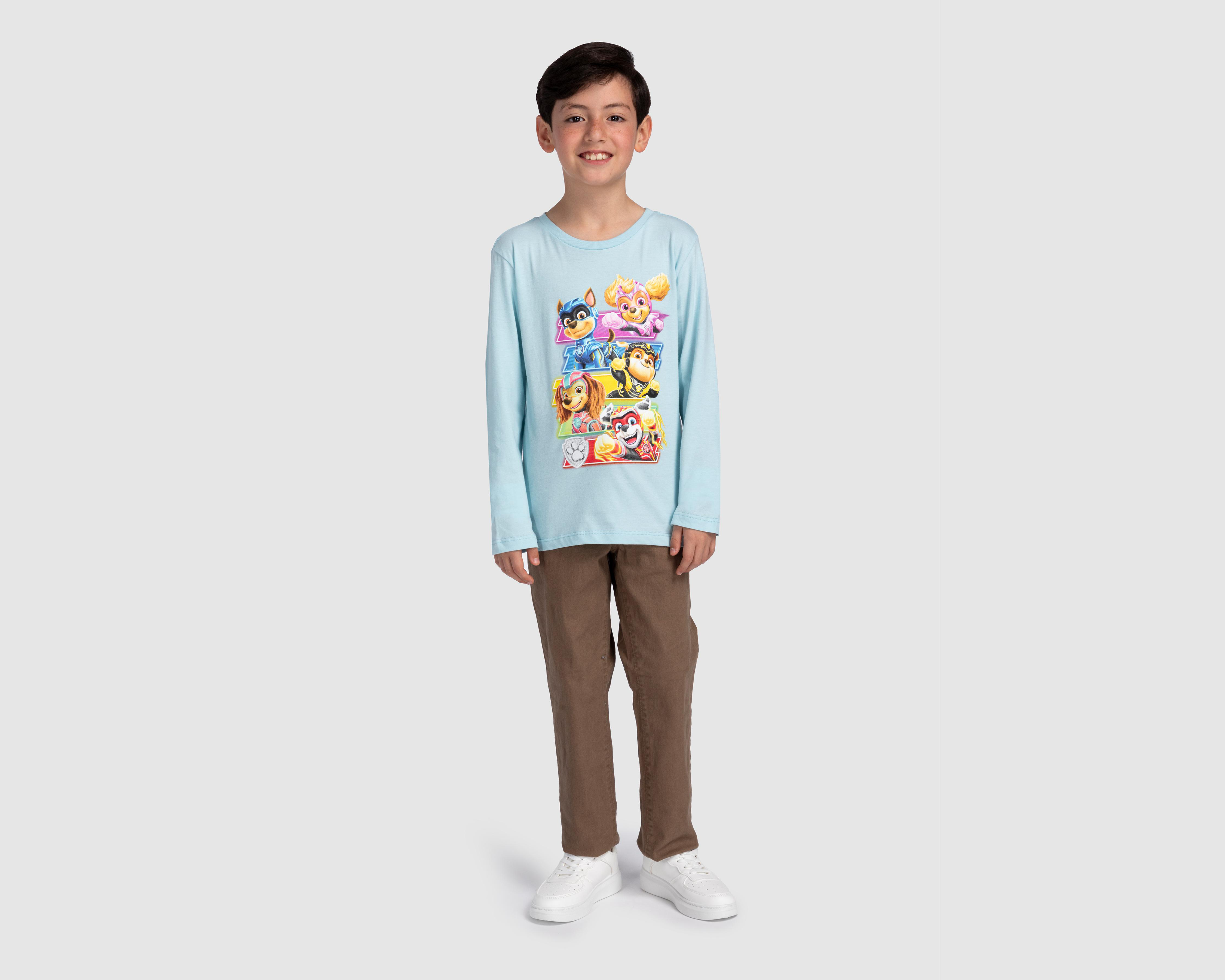 Foto 3 pulgar | Playera Paw Patrol Estampada para Niño