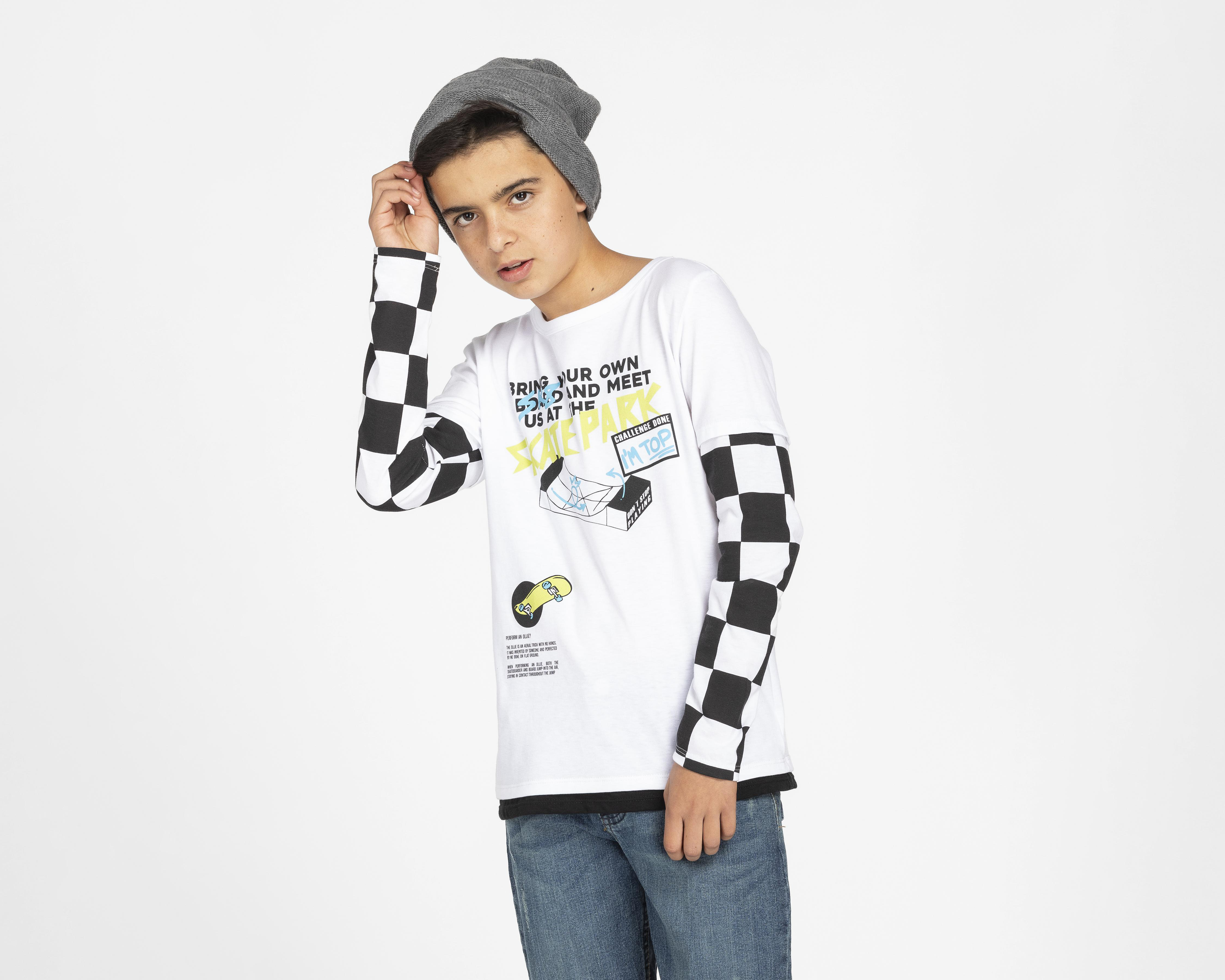Playera Neo*City Estampada Juvenil