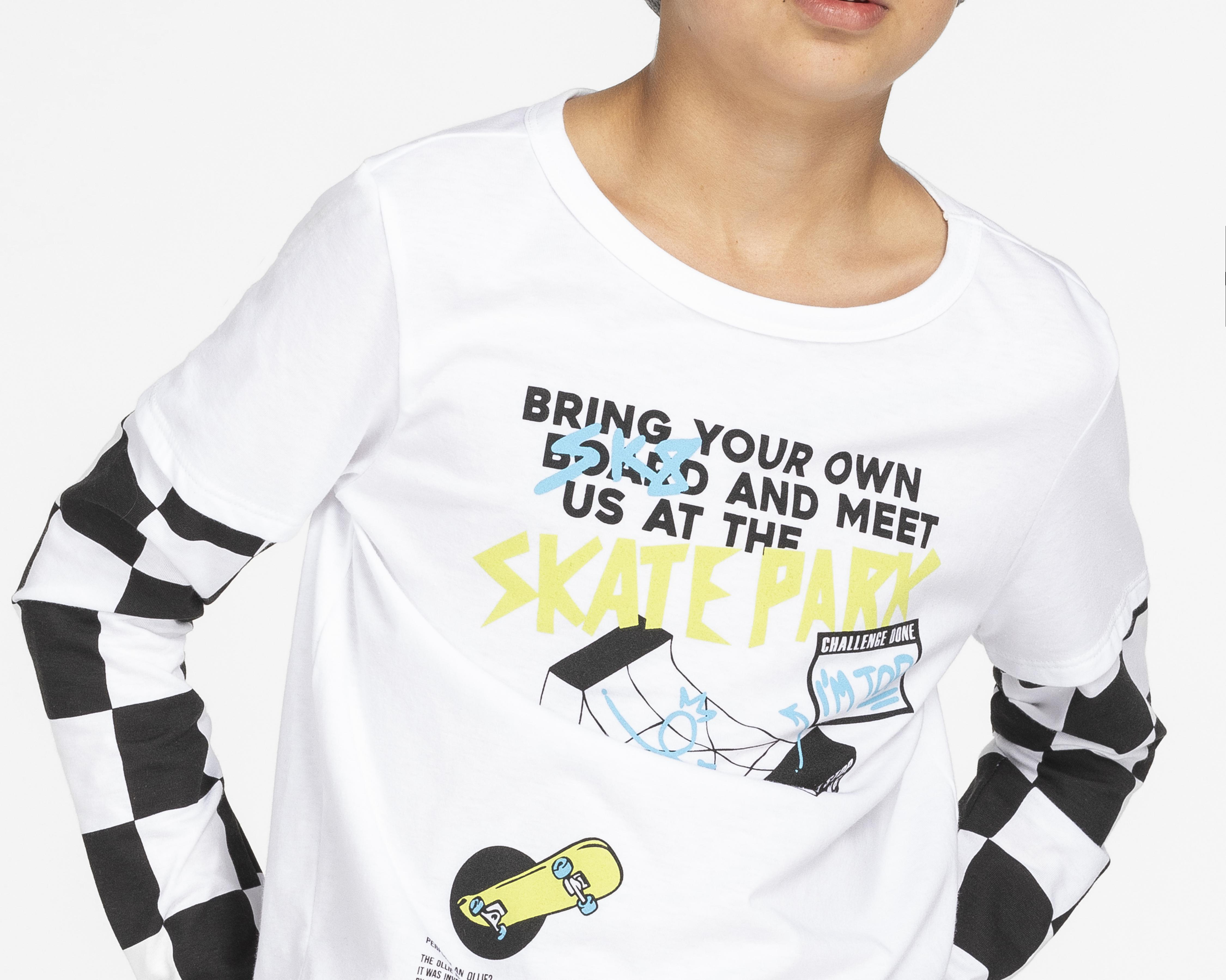 Foto 4 | Playera Neo*City Estampada Juvenil