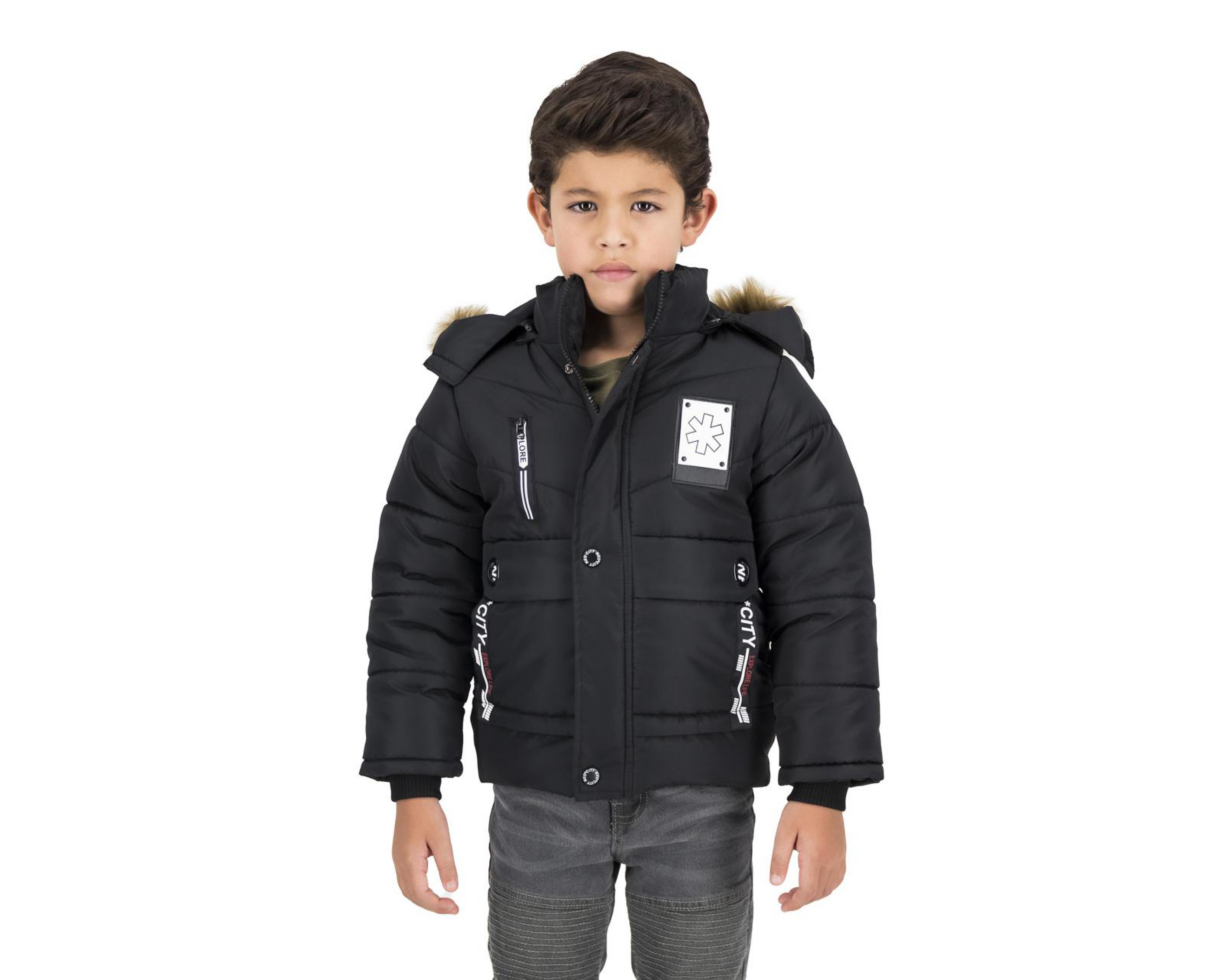 Chamarra Neo*City con Gorro para Niño