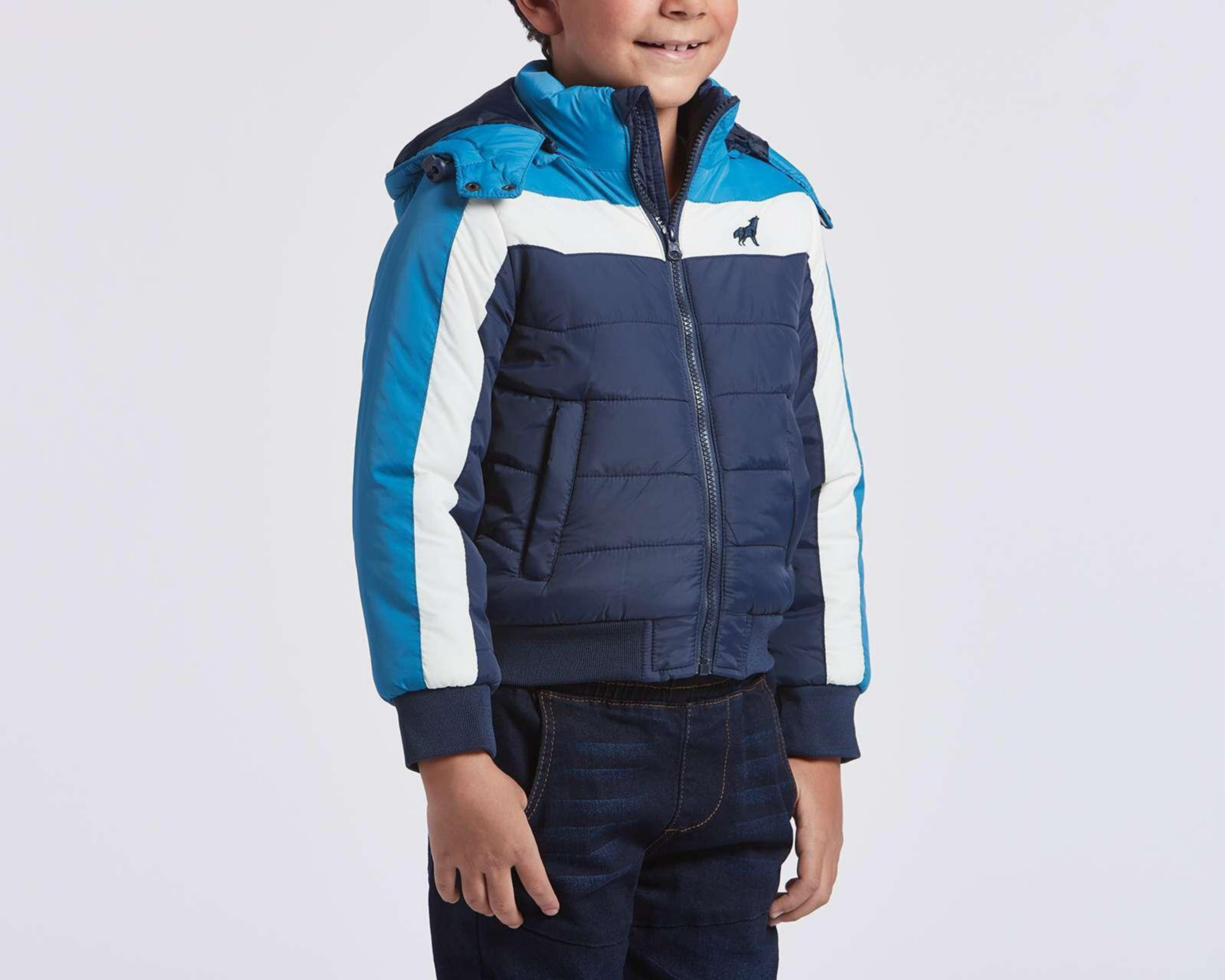 Foto 4 pulgar | Chamarra Refill con Gorro para Niño