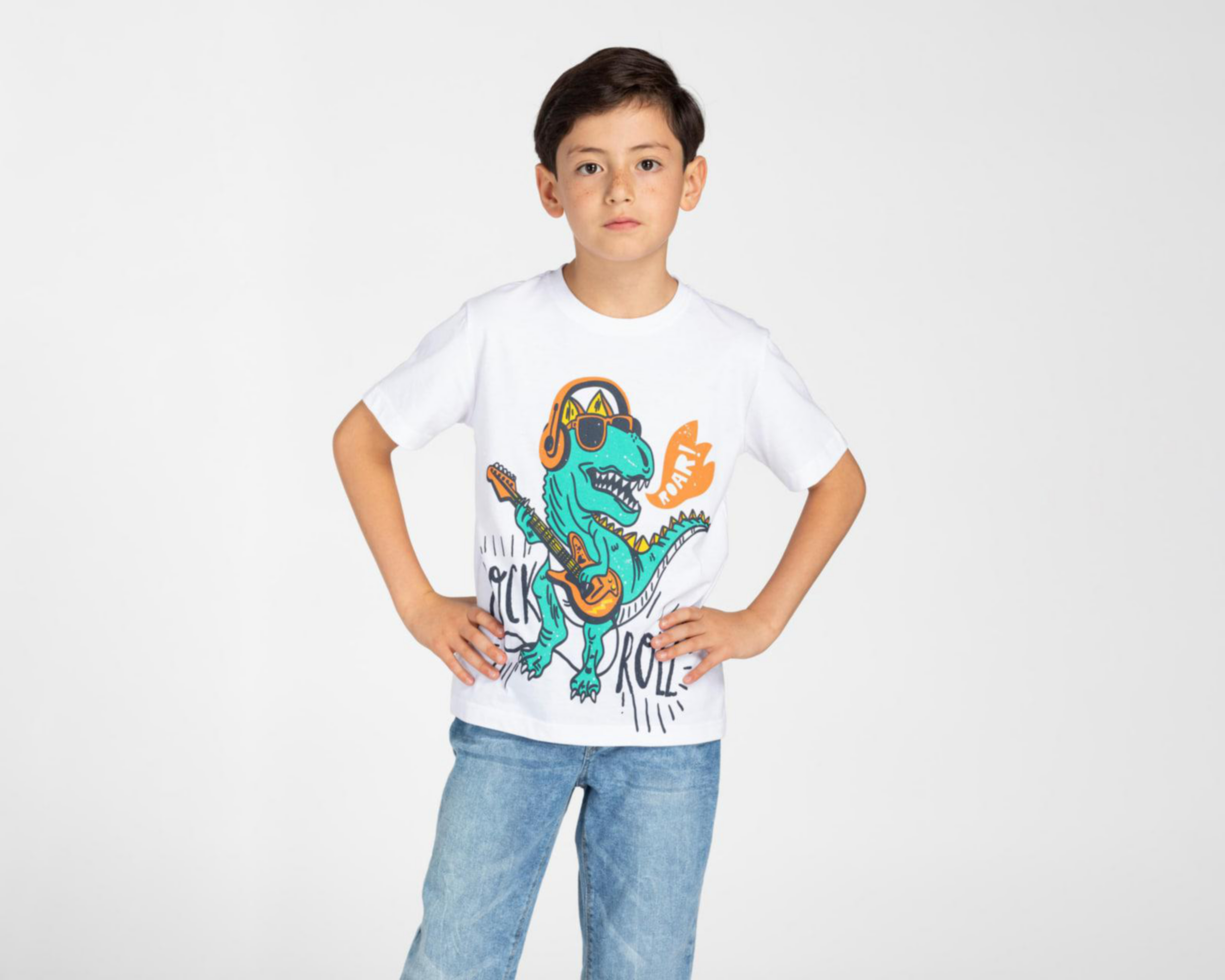 Foto 2 pulgar | Playera Neo*City Estampada para Niño
