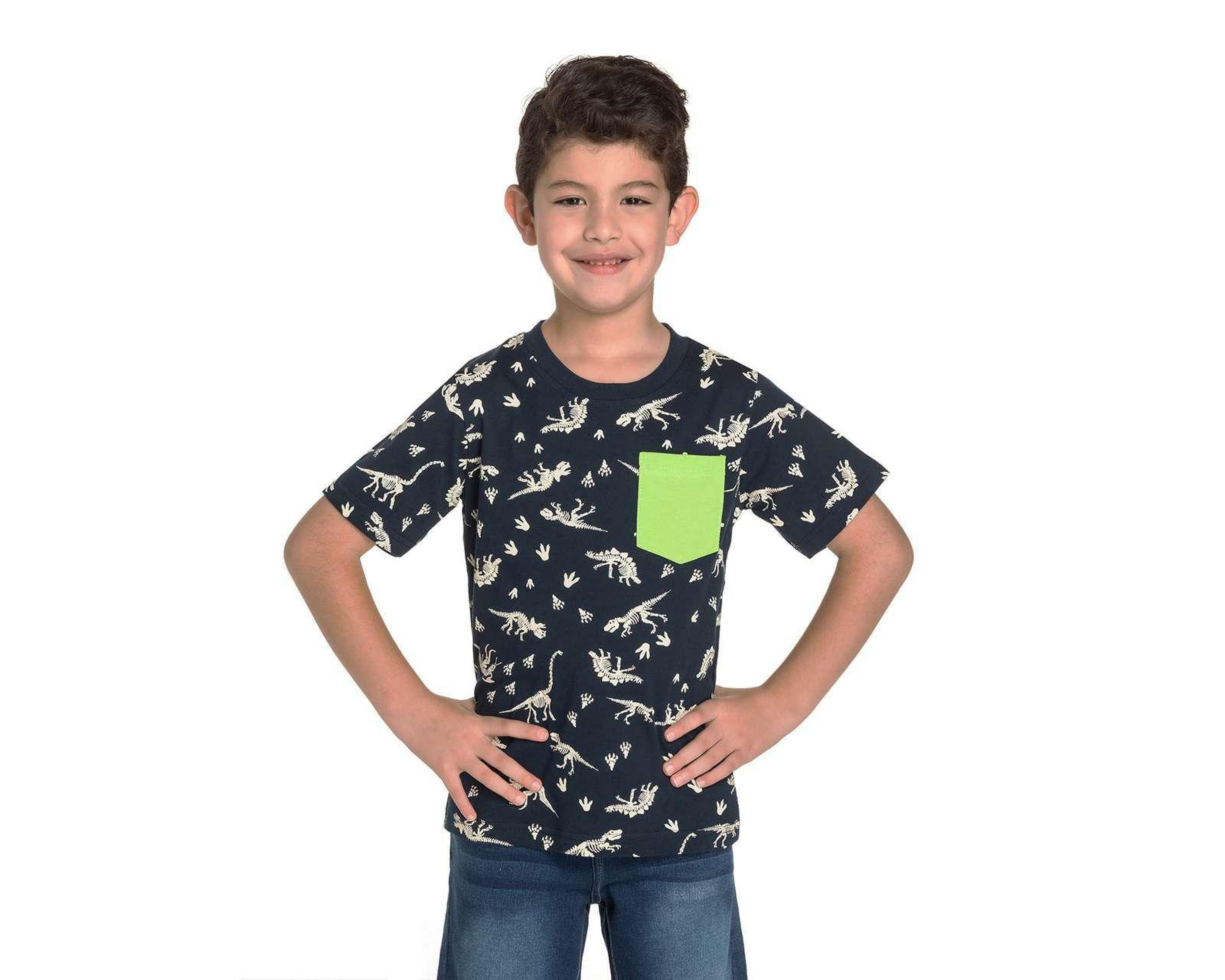 Playera Refill de Dinosaurios para Niño