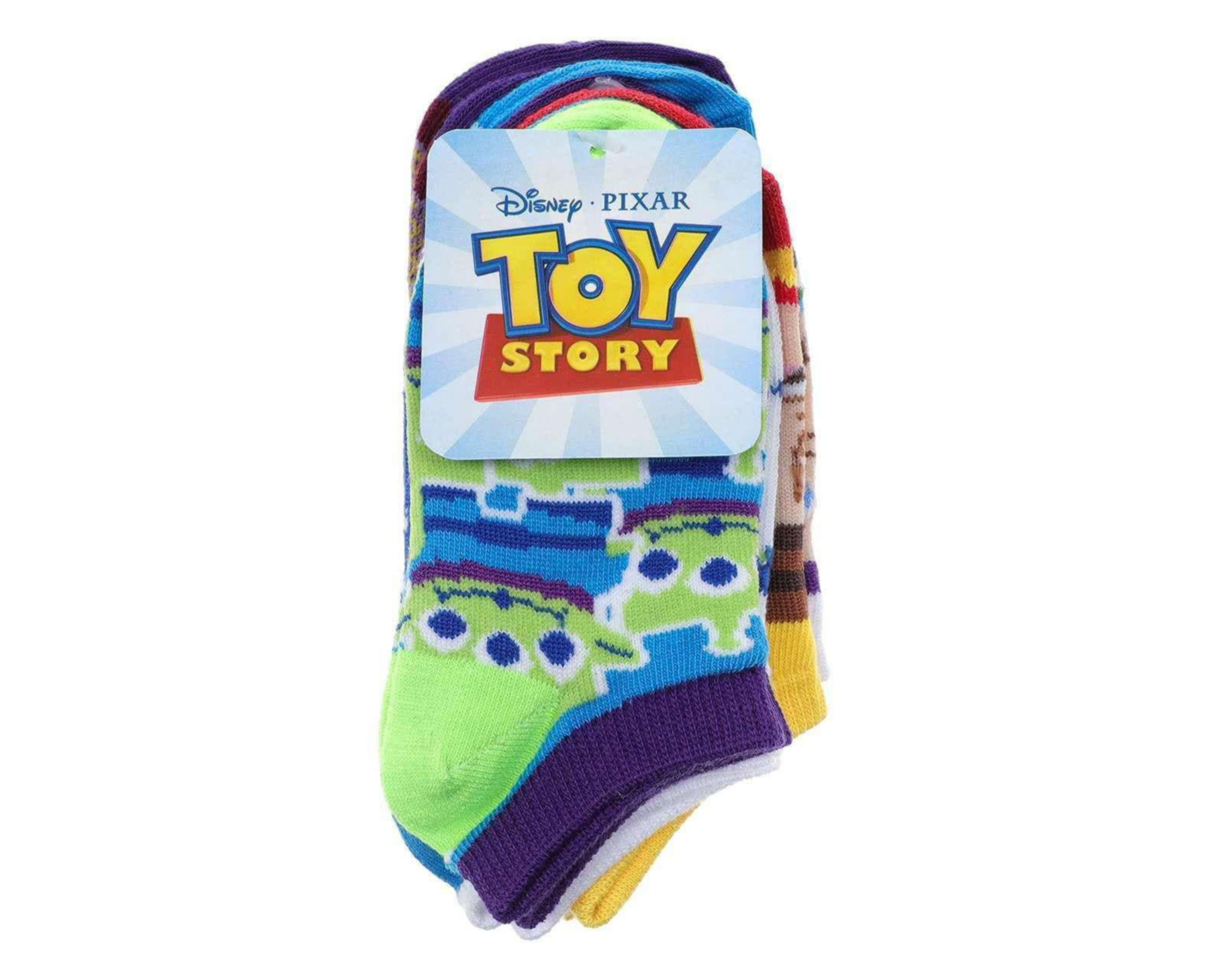 Foto 4 pulgar | Calcetas Tines Disney Toy Story para Niño 6 Pares