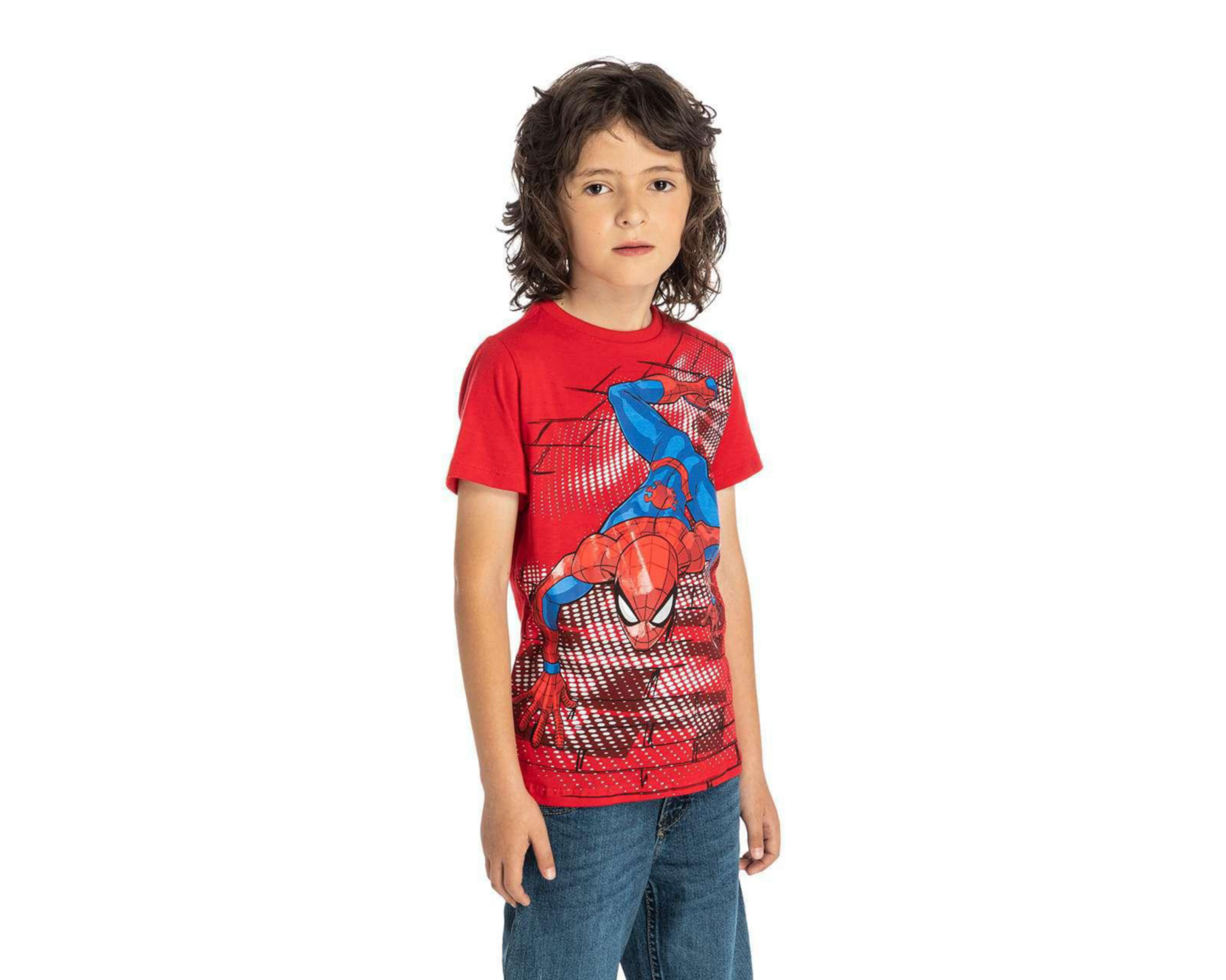 Foto 2 pulgar | Playera Roja Spiderman para Niño