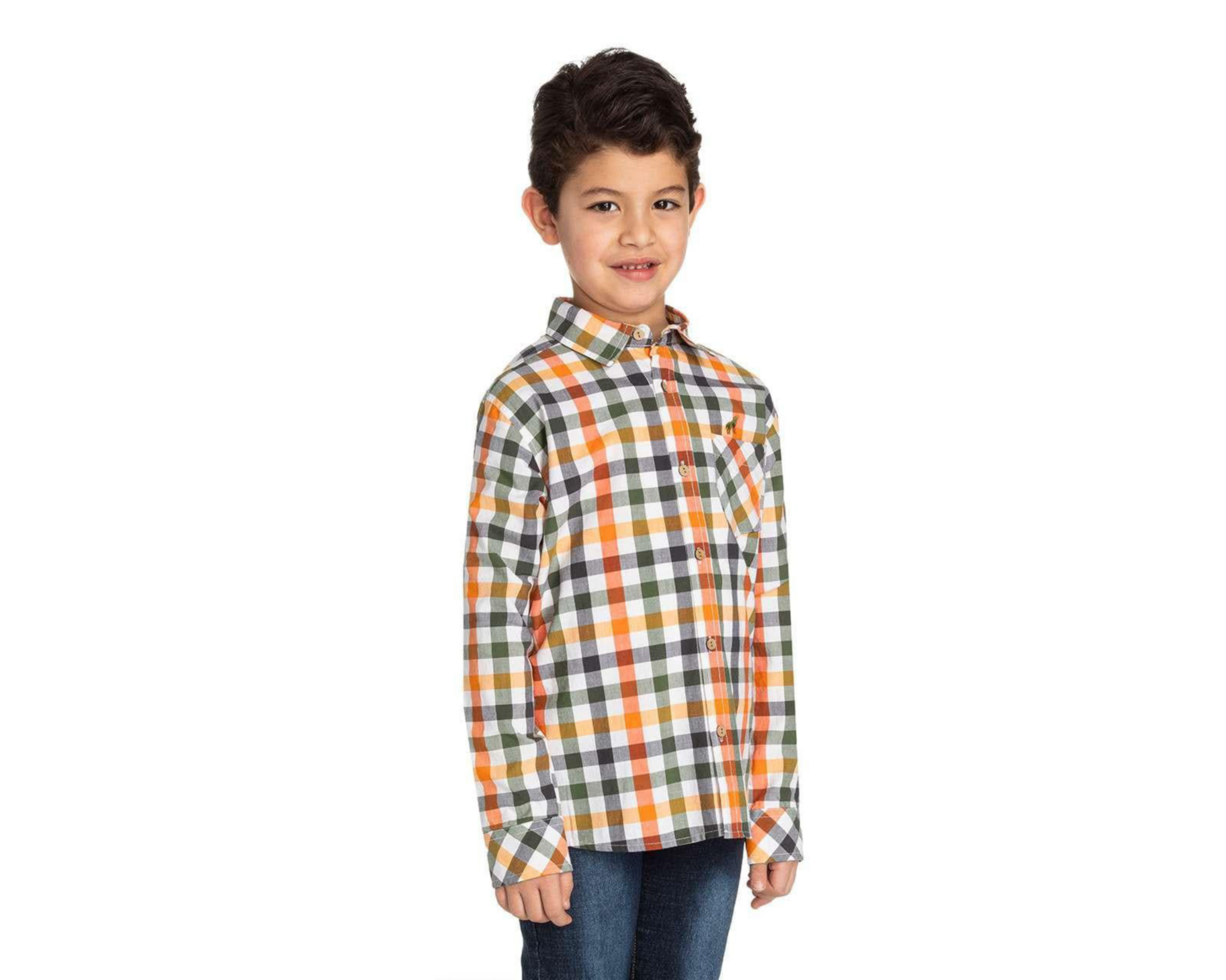 Camisa Refill Manga Larga de Cuadros para Niño $249