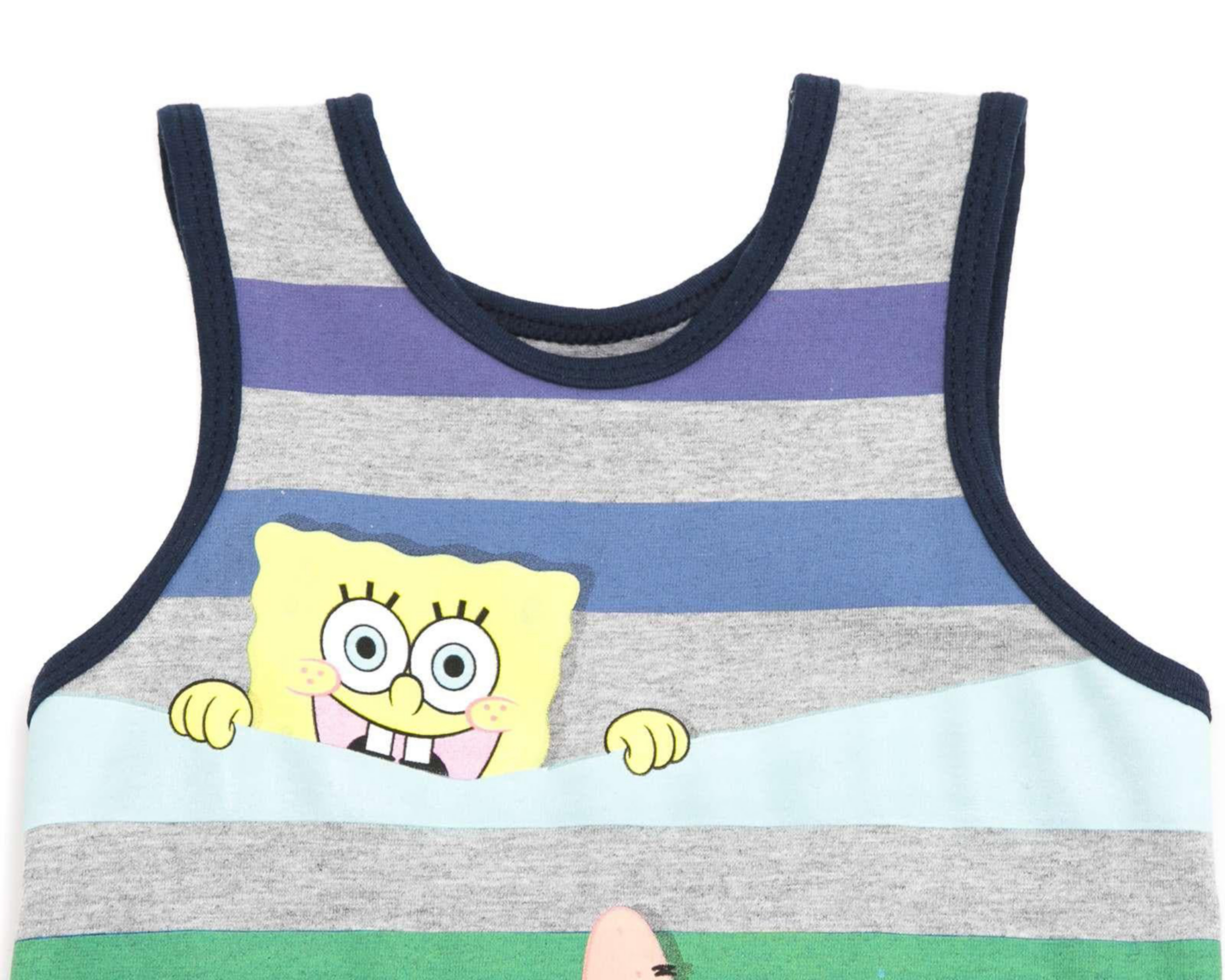 Foto 4 pulgar | Camiseta Interior Bob Esponja para Niño