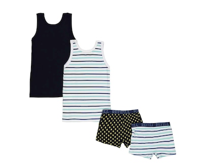 Foto 2 | Camiseta Interior y Bóxer Refill Kids para Niño 4 Piezas