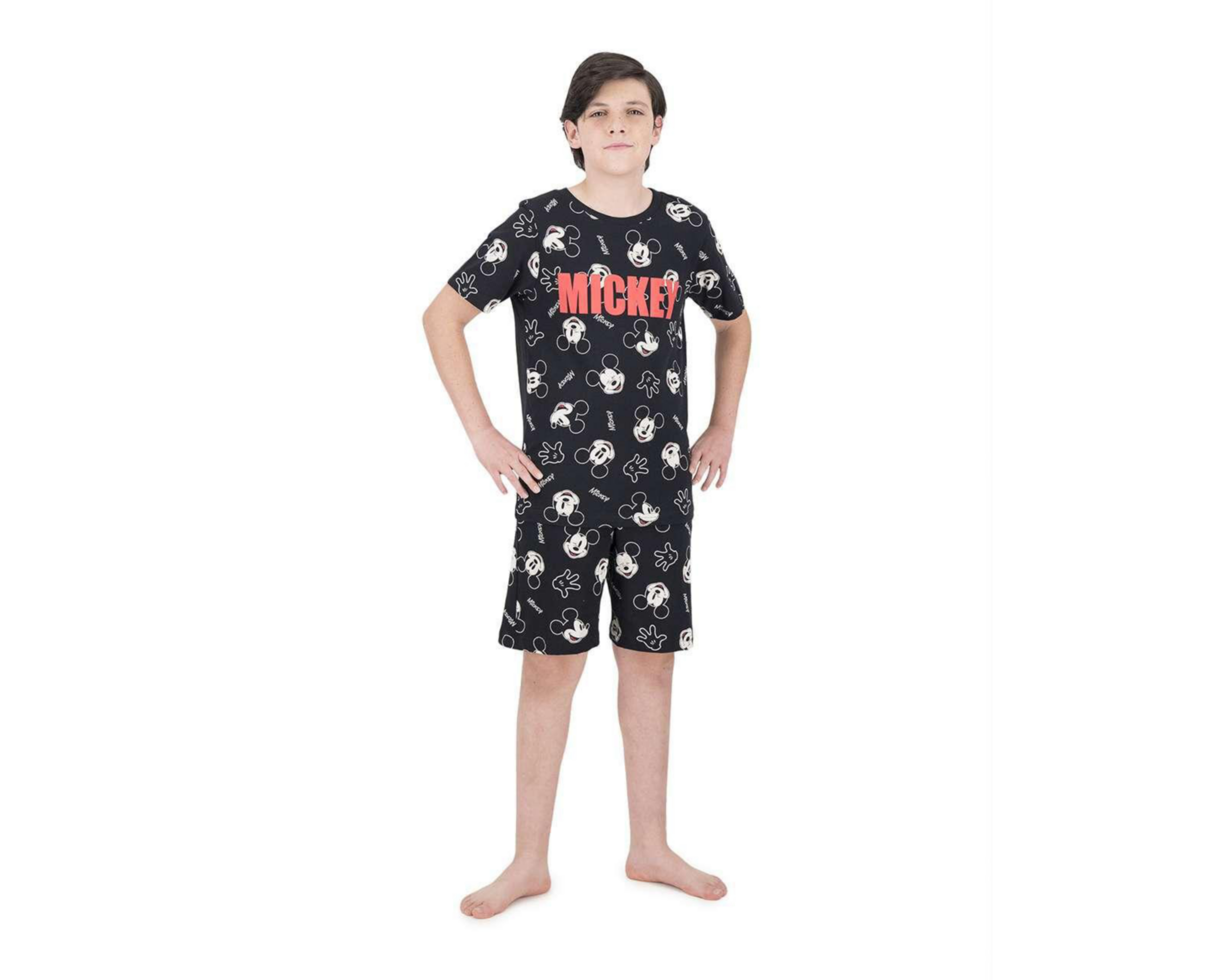 Foto 2 pulgar | Pijama Disney Mickey Mouse Juvenil