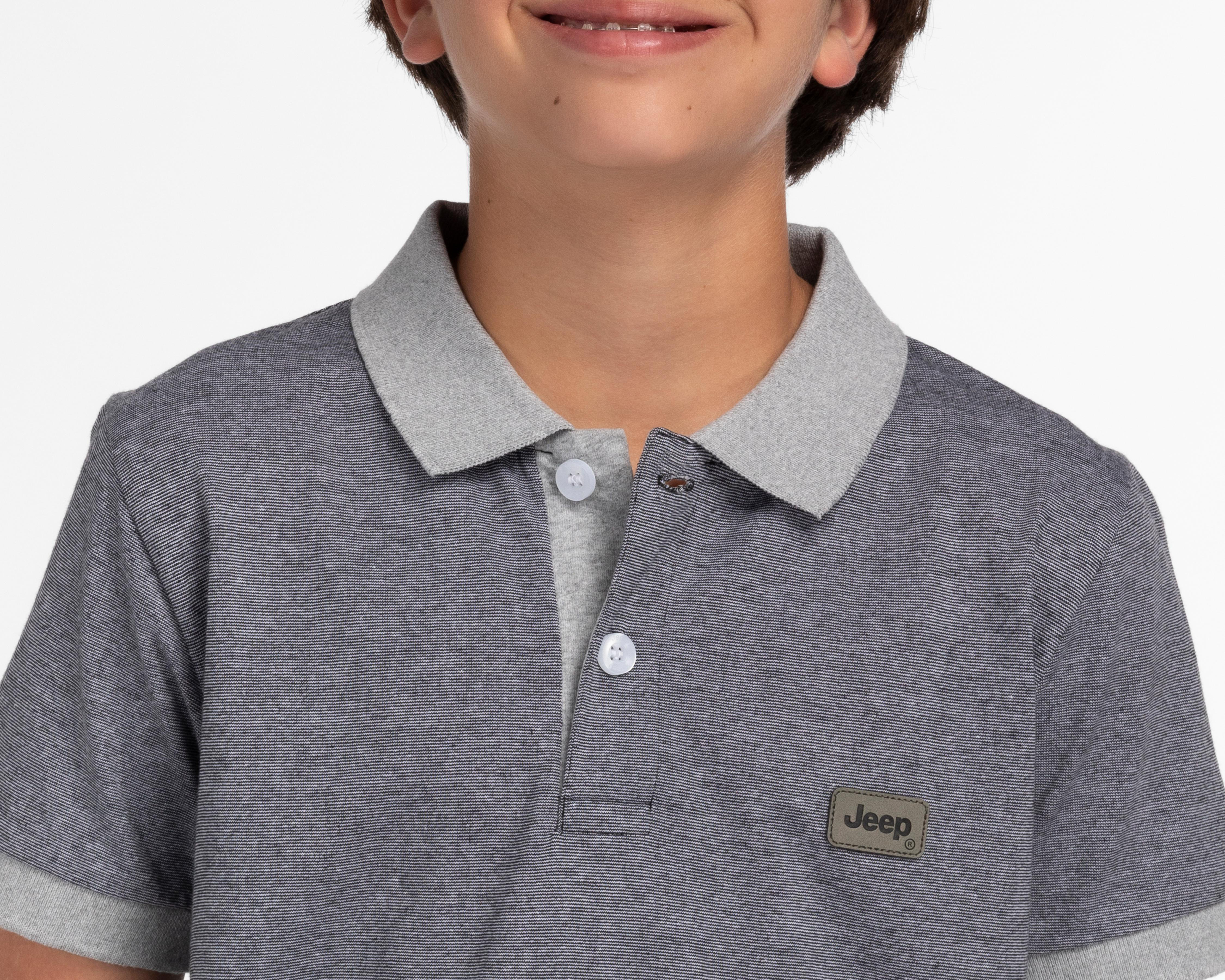 Foto 5 pulgar | Playera Jeep Manga Corta Juvenil