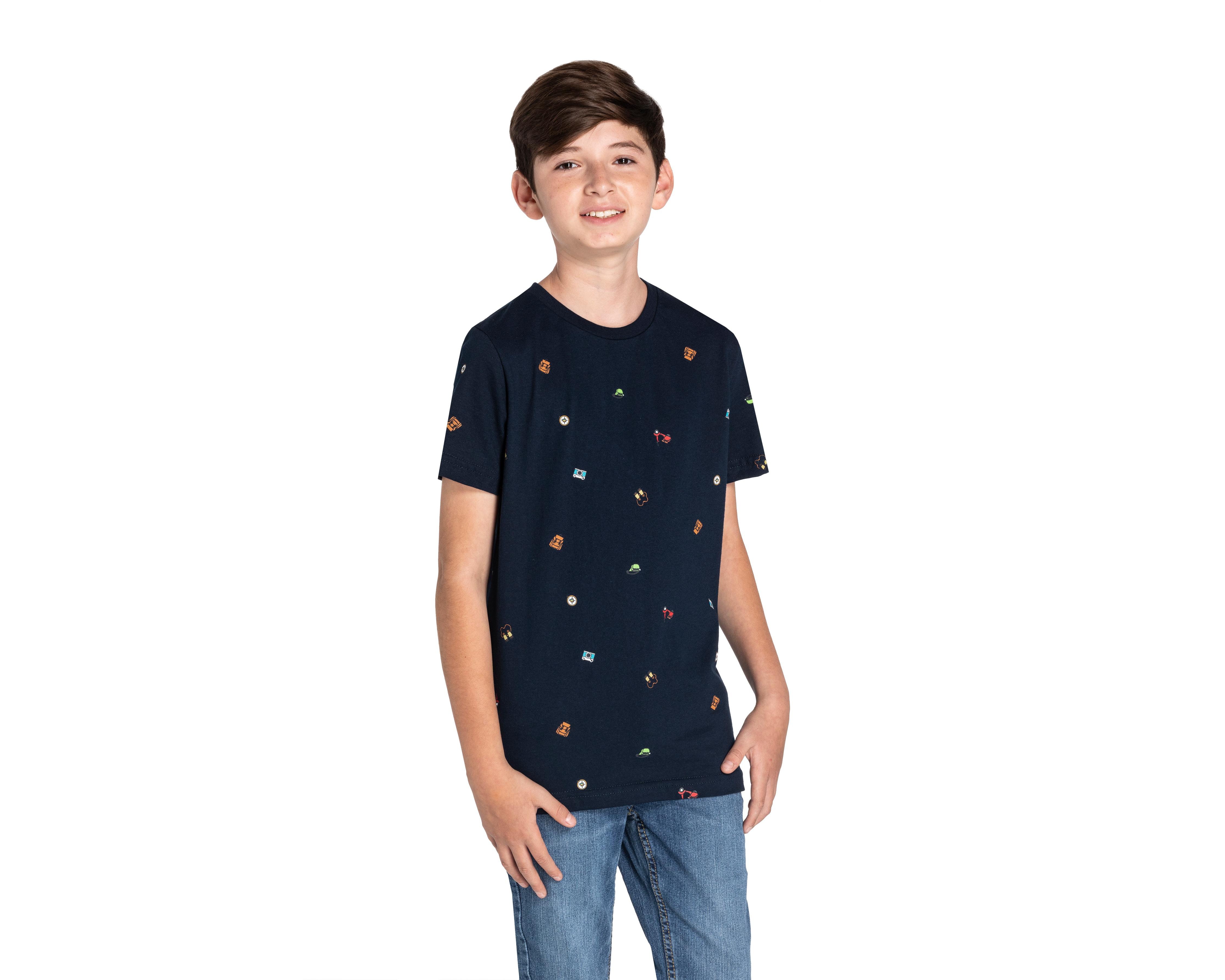 Playera Refill Estampada Juvenil Coppel