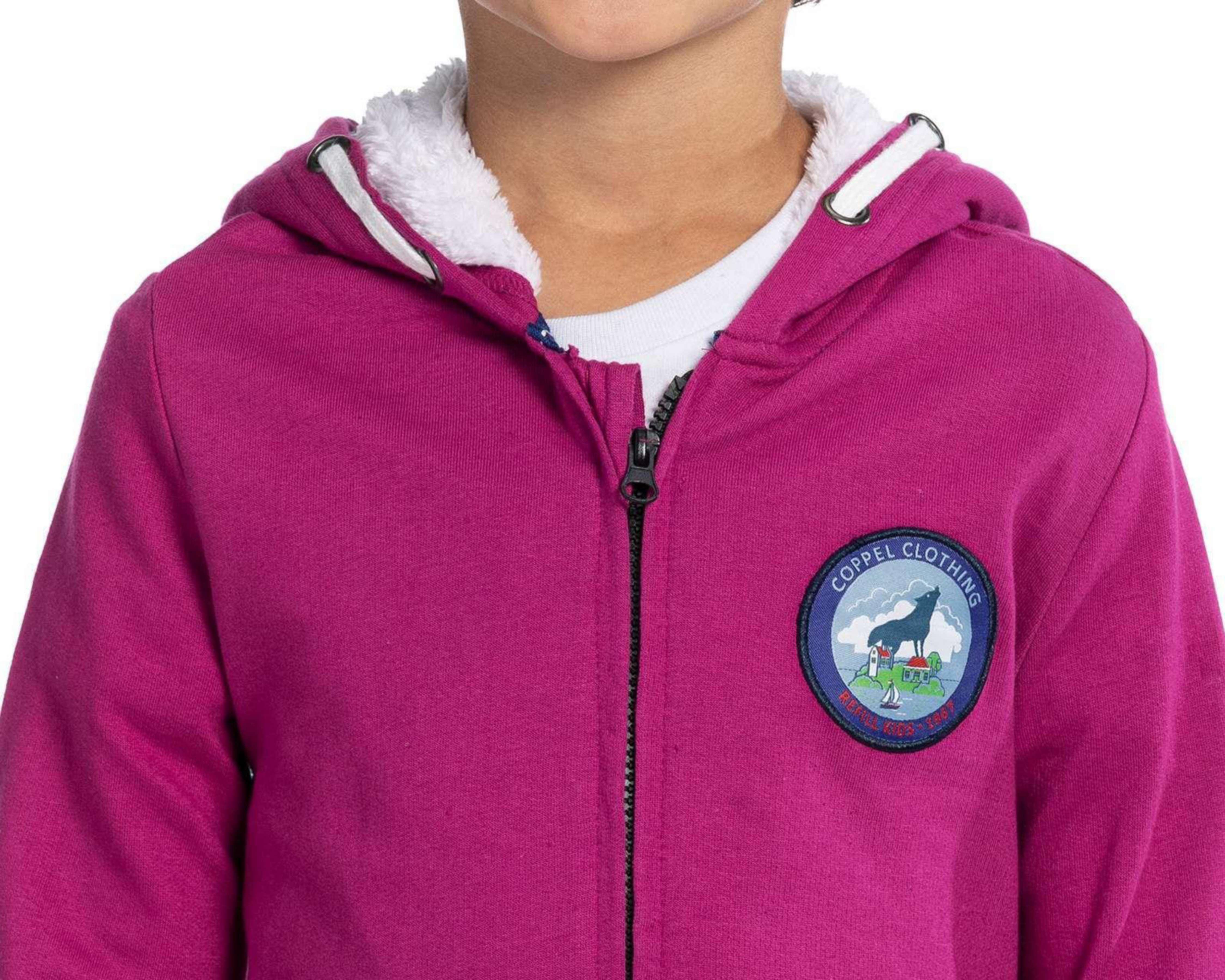 Foto 4 pulgar | Sudadera Refill con Gorro para Niño