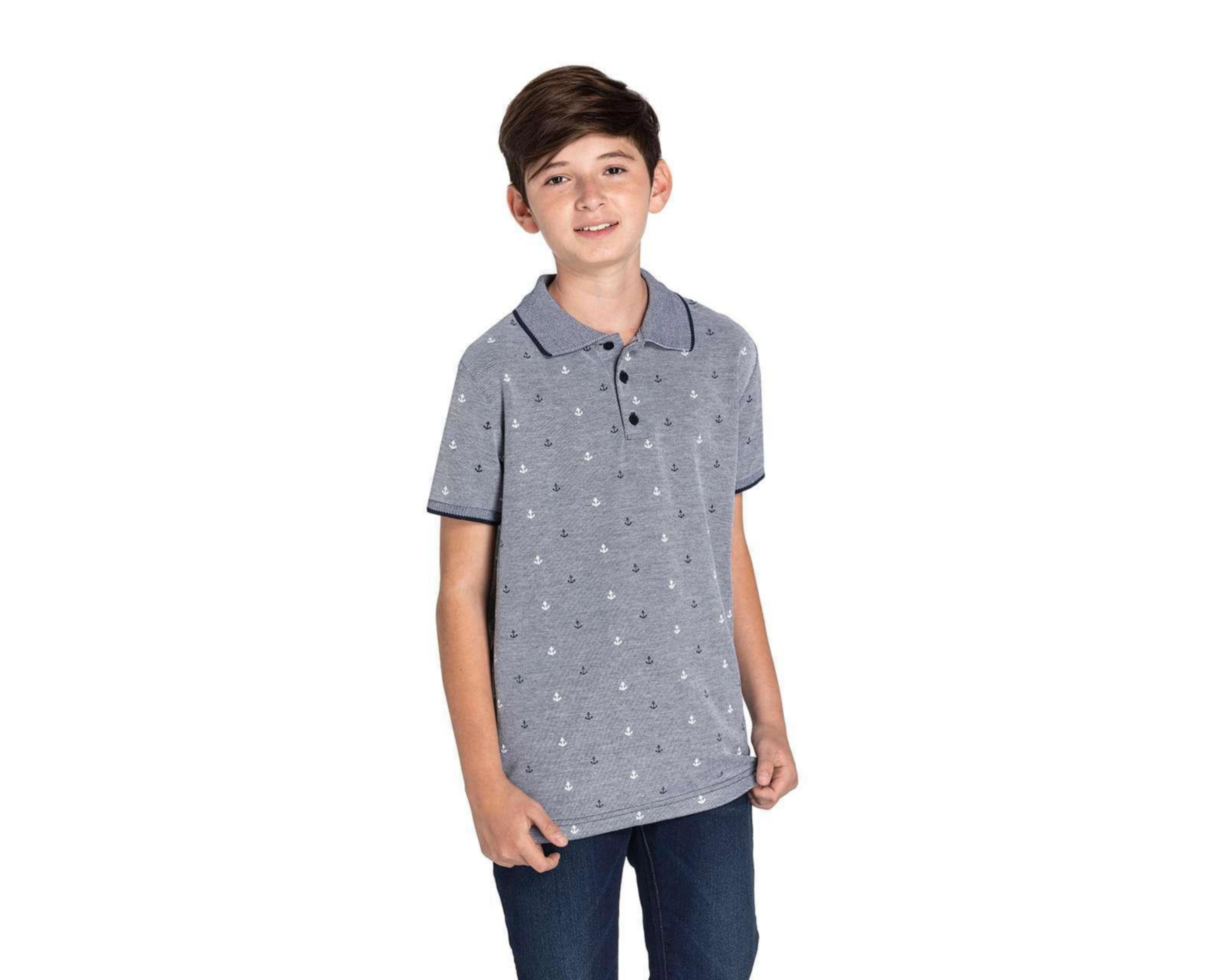 Playera Refill Estampada Juvenil