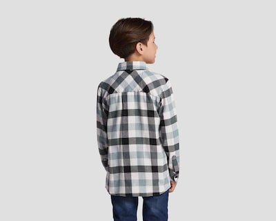 Foto 2 | Camisa Refill Manga Larga de Cuadros para Niño