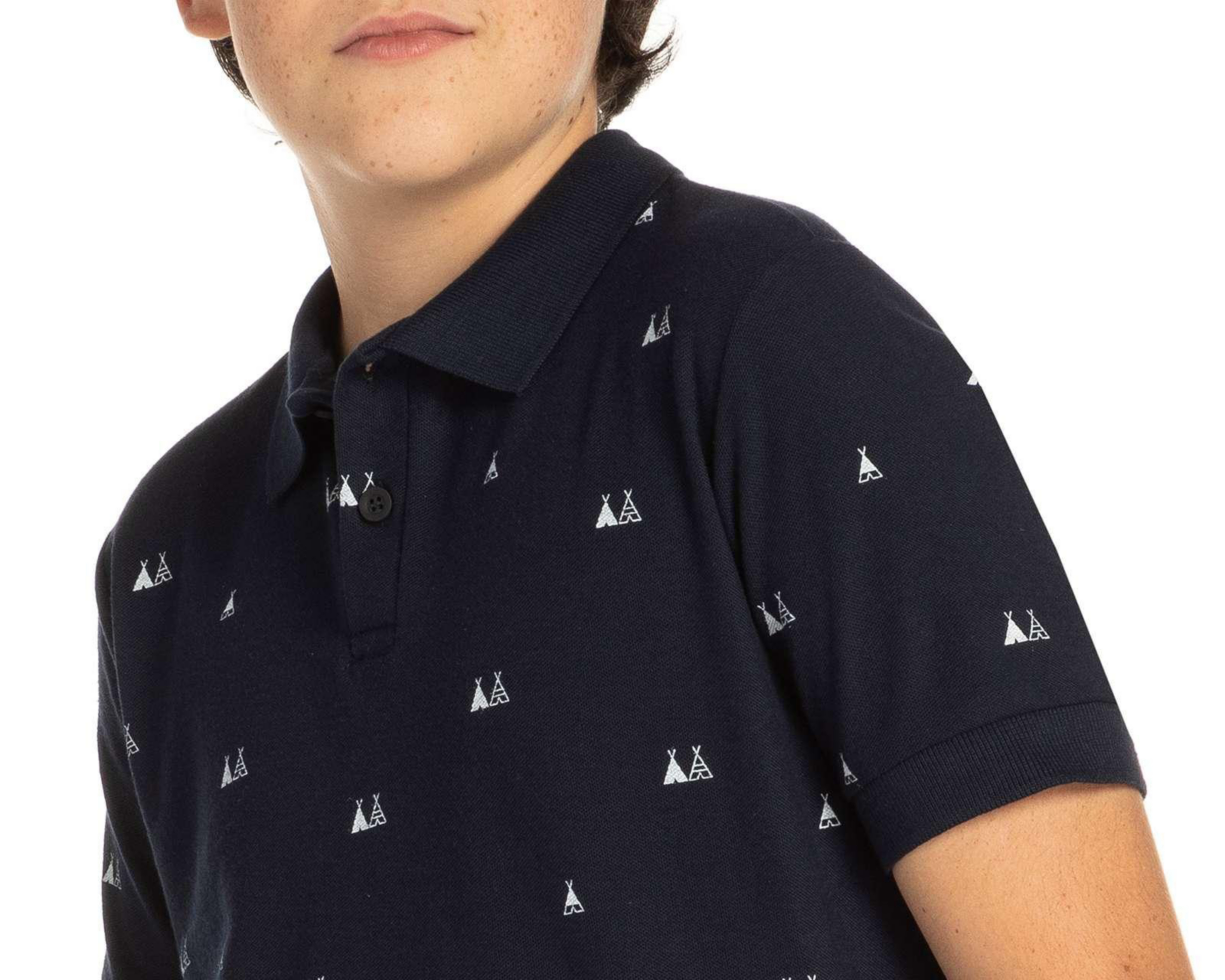 Foto 4 pulgar | Playera Refill Estampada Juvenil