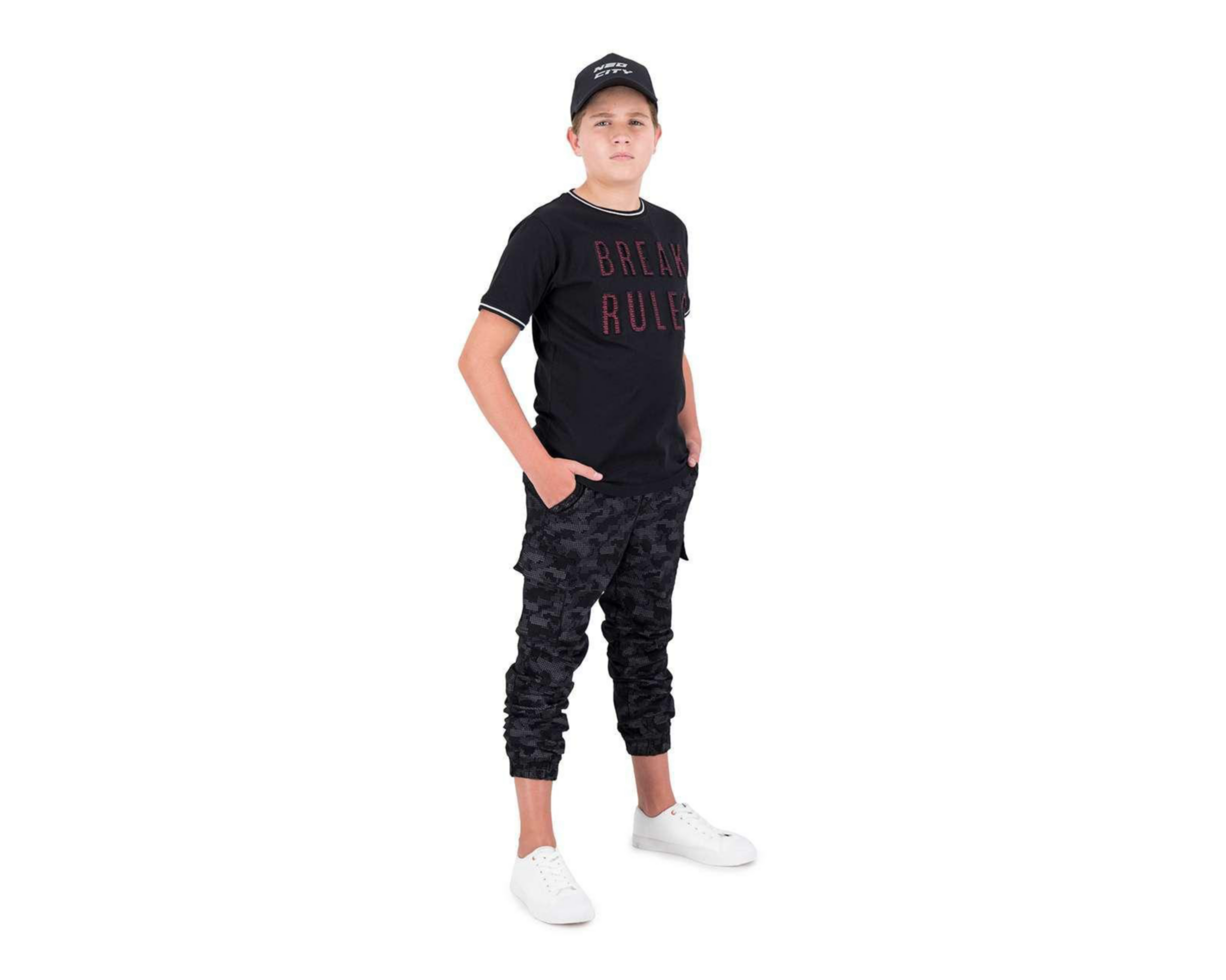 Foto 3 pulgar | Pantalón tipo Jogger Neo*City Juvenil