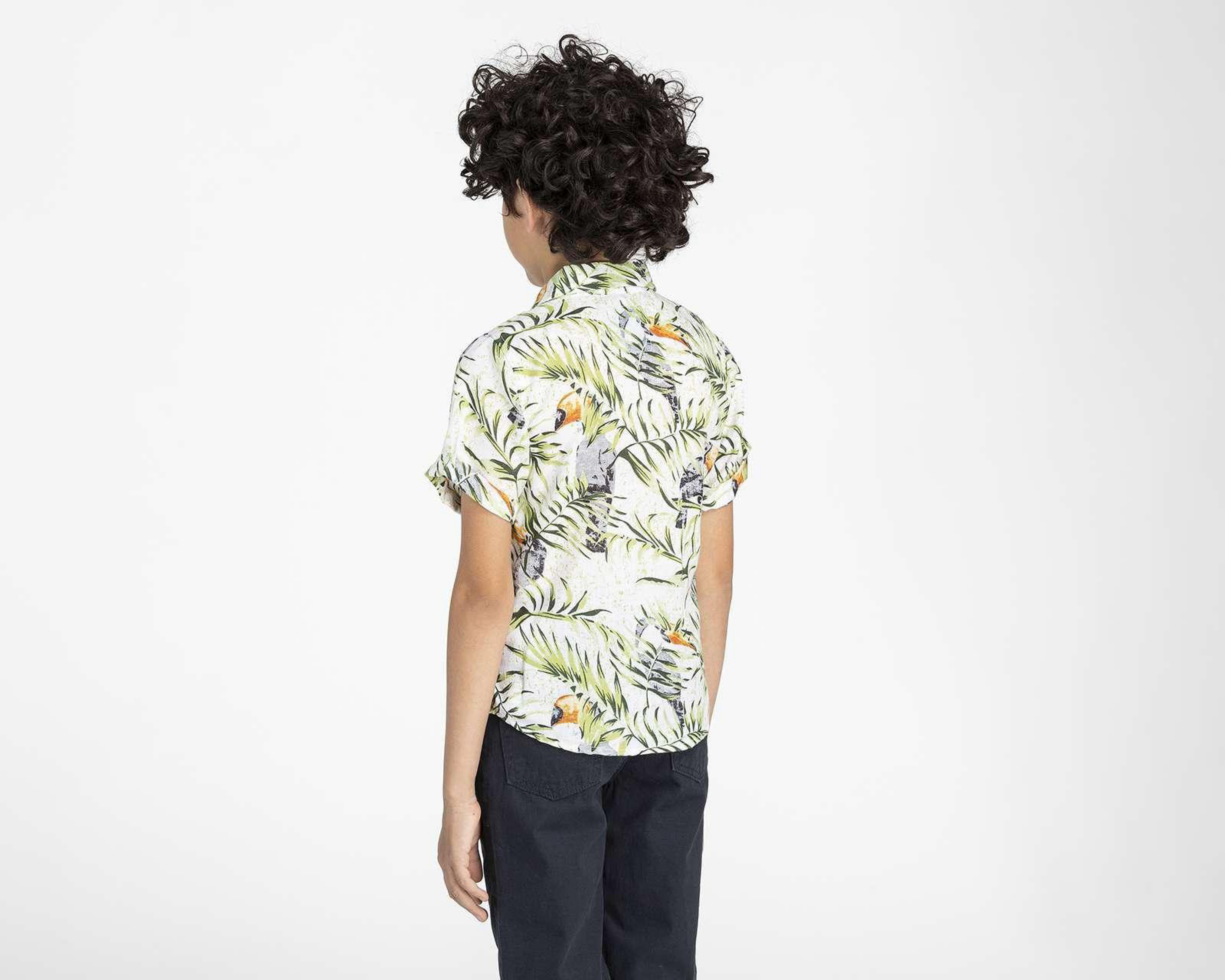 Foto 2 | Camisa Refill Manga Corta Estampada para Niño
