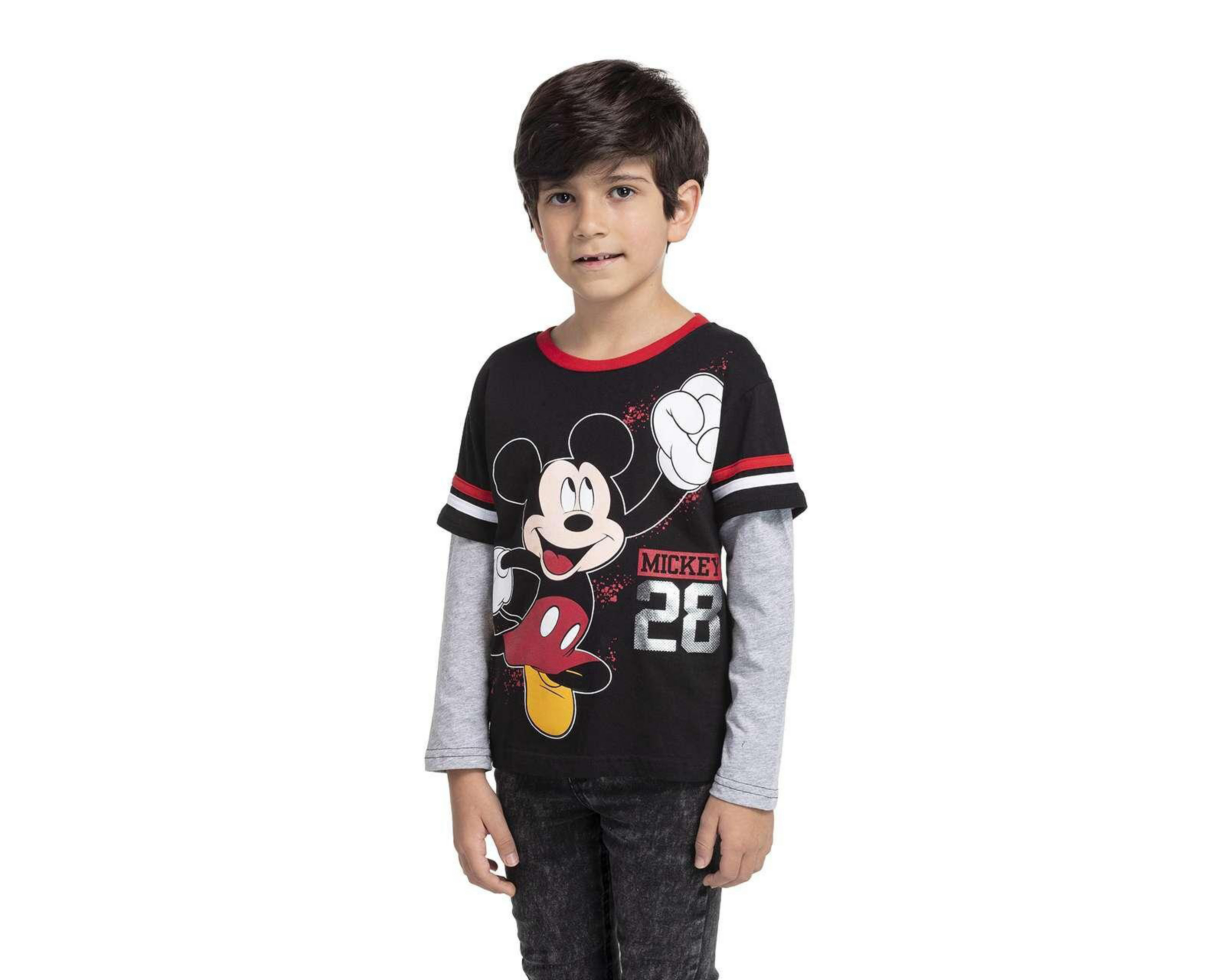 Foto 2 pulgar | Playera Disney Mickey Mouse para Niño