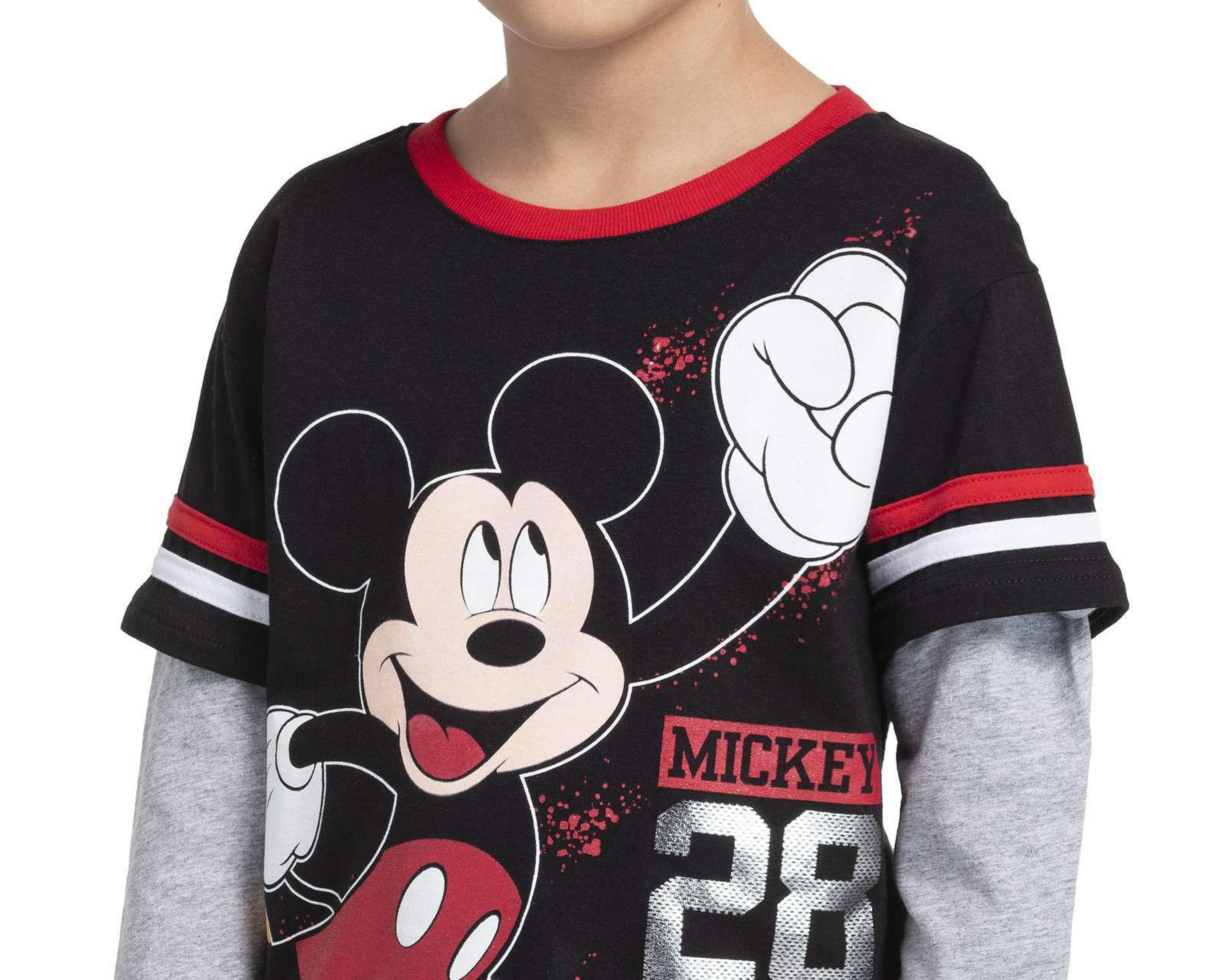 Foto 4 pulgar | Playera Disney Mickey Mouse para Niño