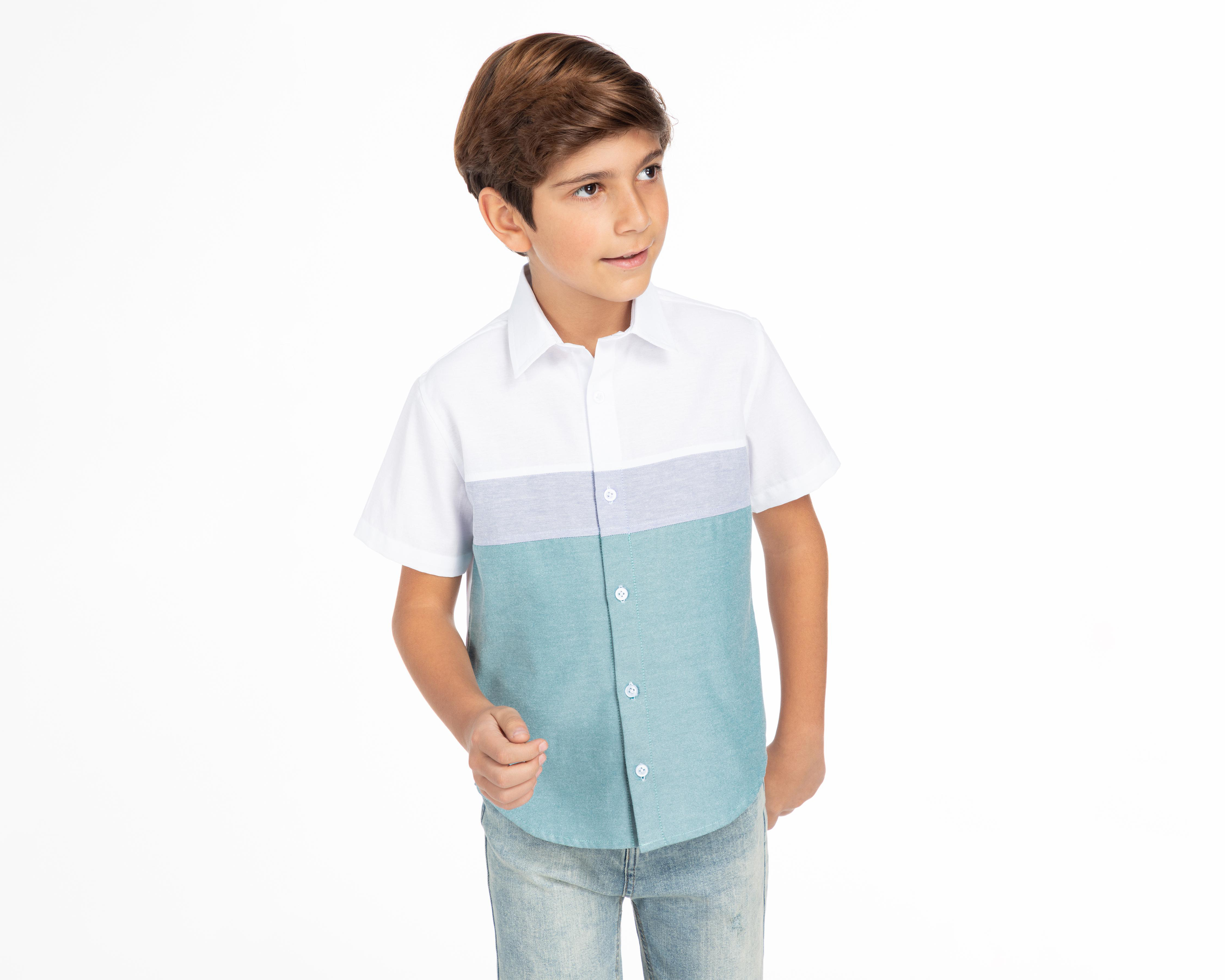 Camisa Refill Manga Corta para Niño