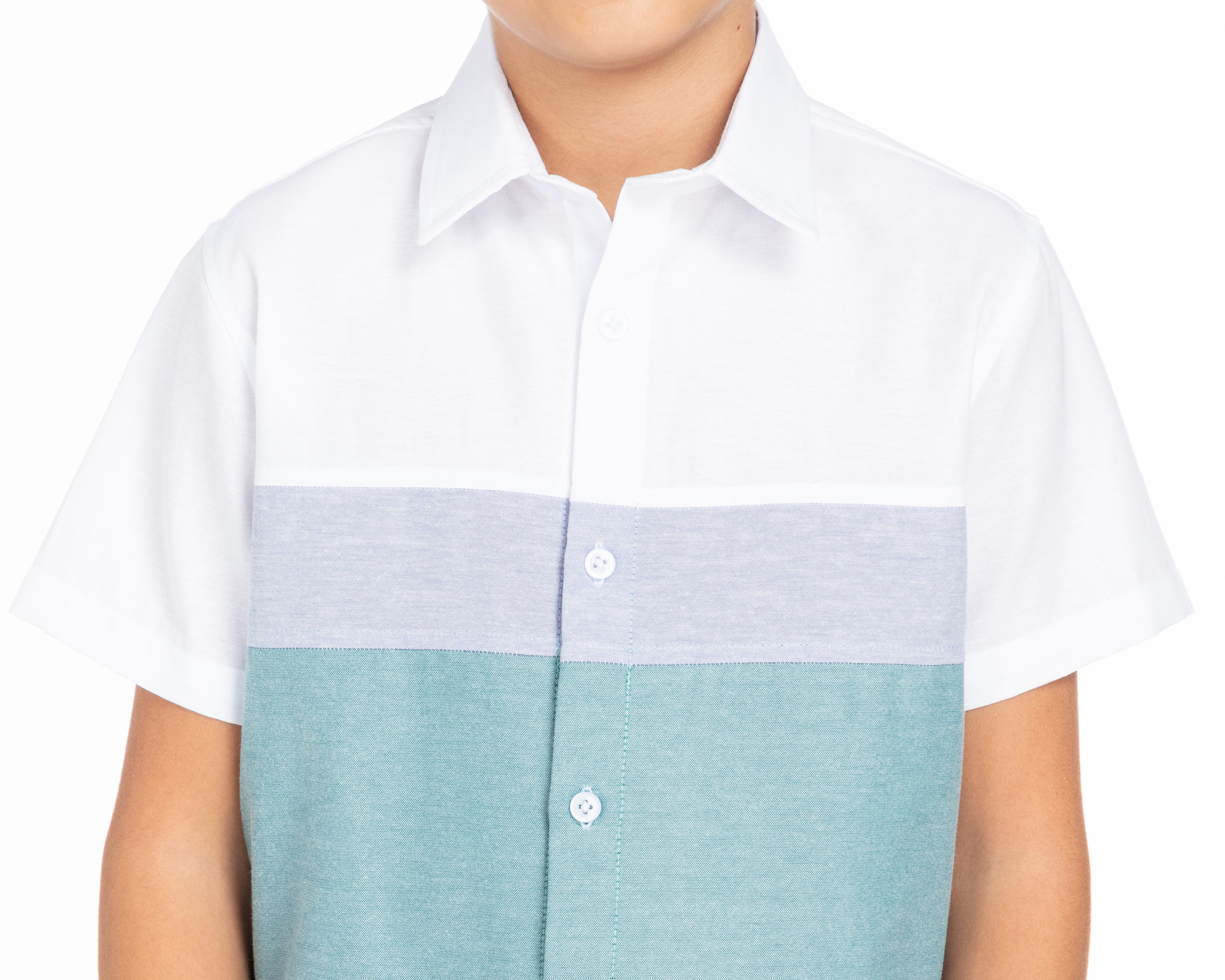 Foto 4 pulgar | Camisa Refill Manga Corta para Niño