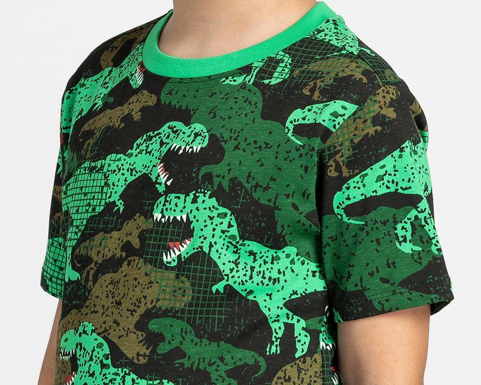 Foto 4 pulgar | Playera Refill Manga Corta de Dinosaurios para Niño