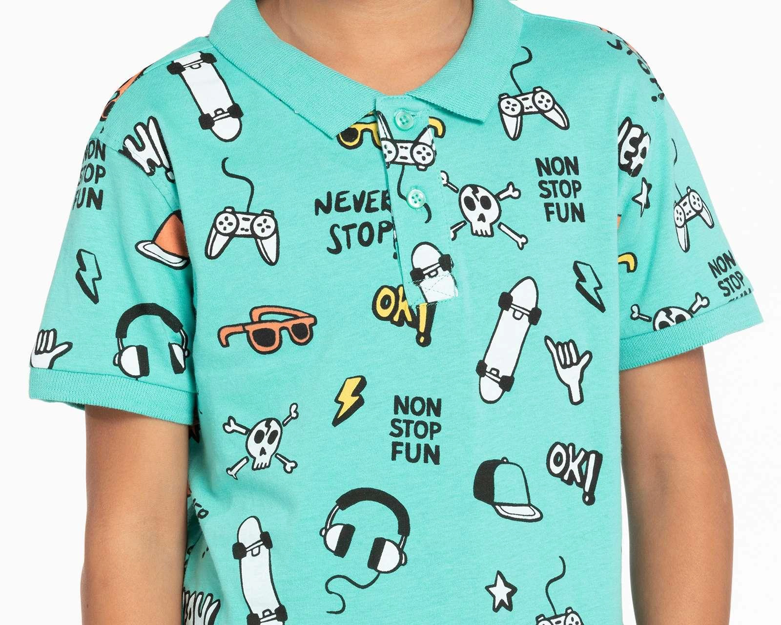 Foto 4 | Playera Neo*City de Estampado para Niño