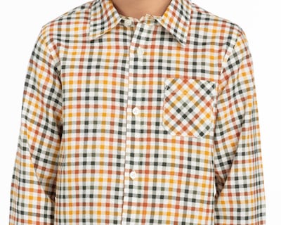 Foto 3 | Camisa Refill Manga Larga a Cuadros para Niño