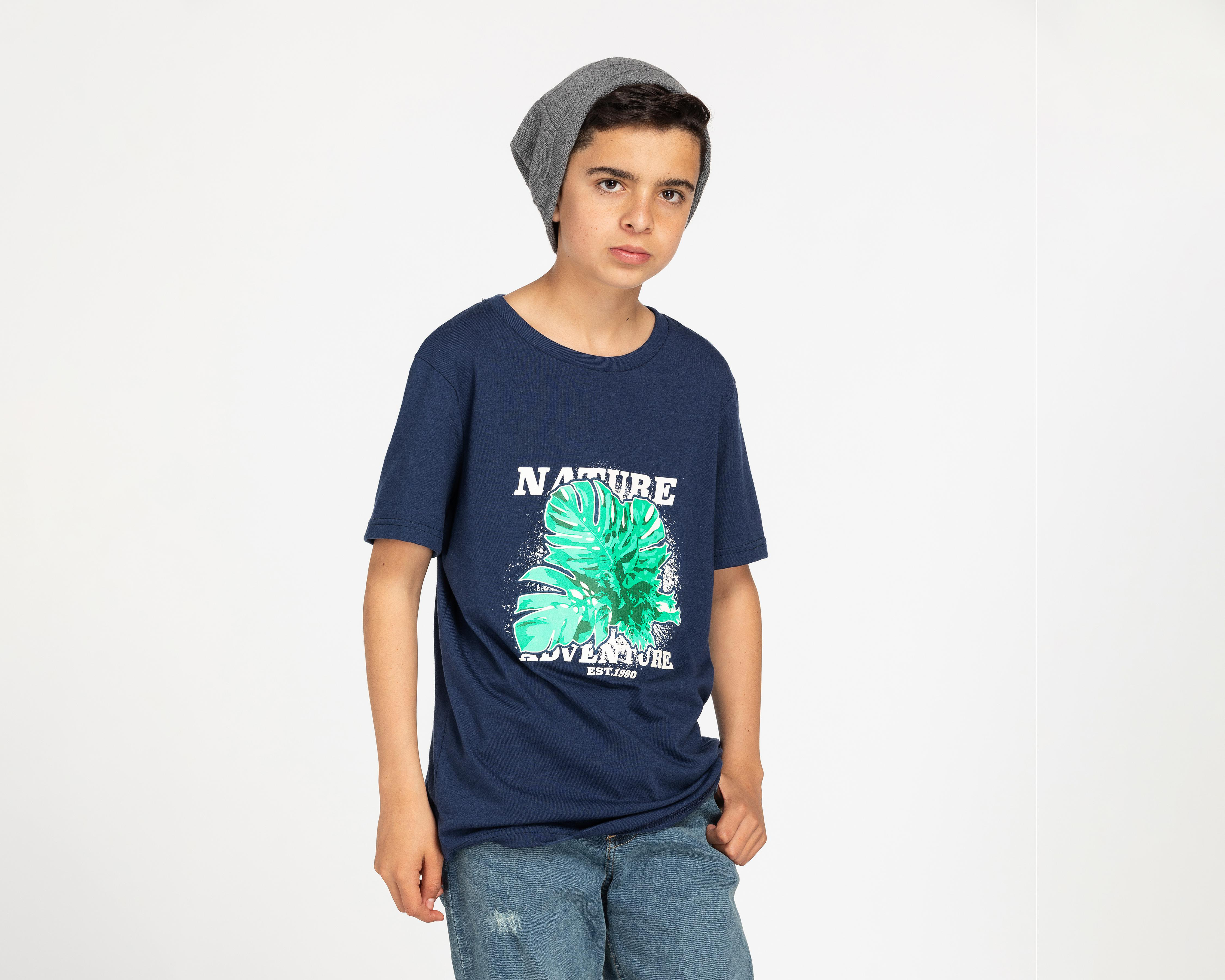 Foto 2 pulgar | Playera Neo*City Estampada para Niño