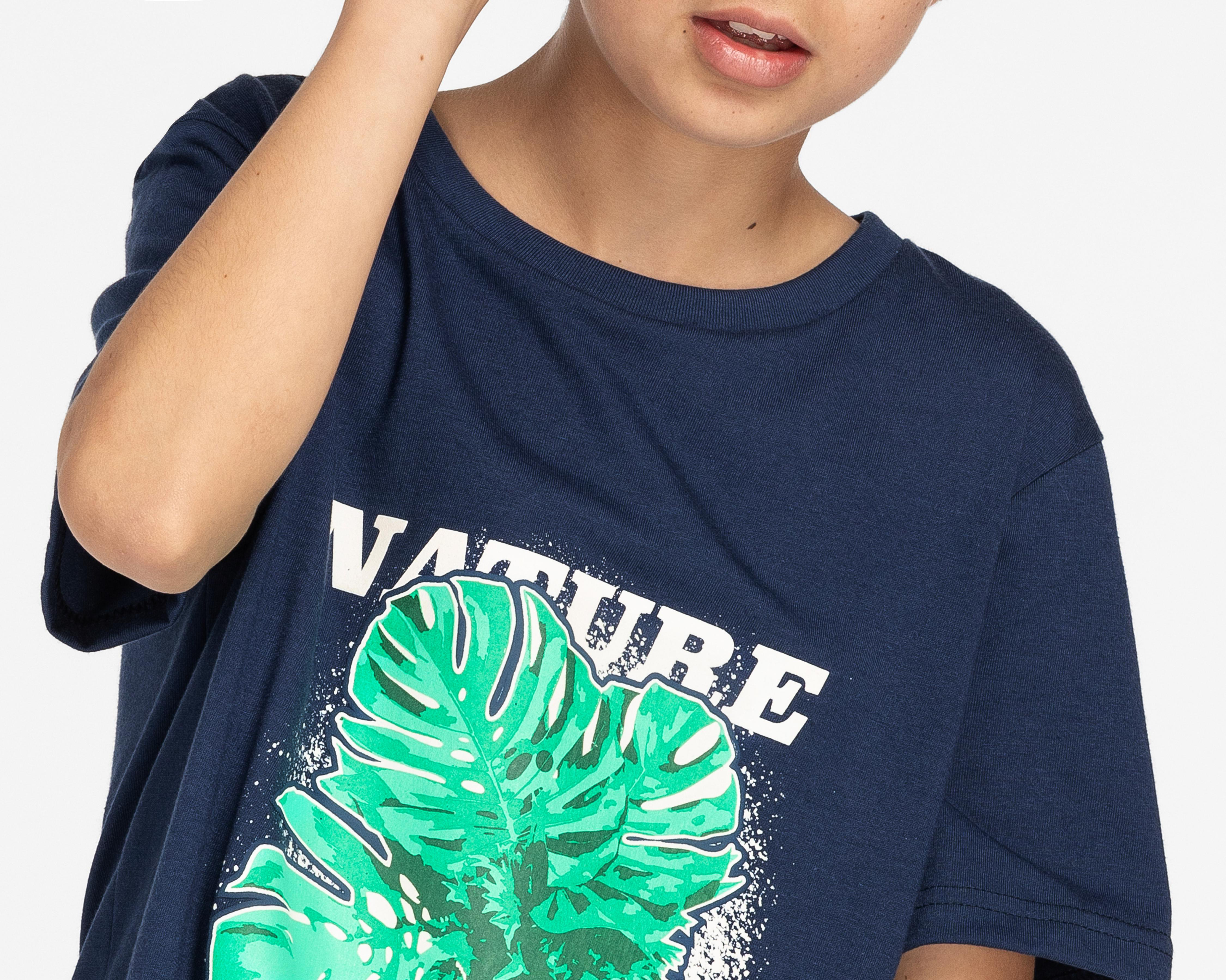 Foto 5 pulgar | Playera Neo*City Estampada para Niño