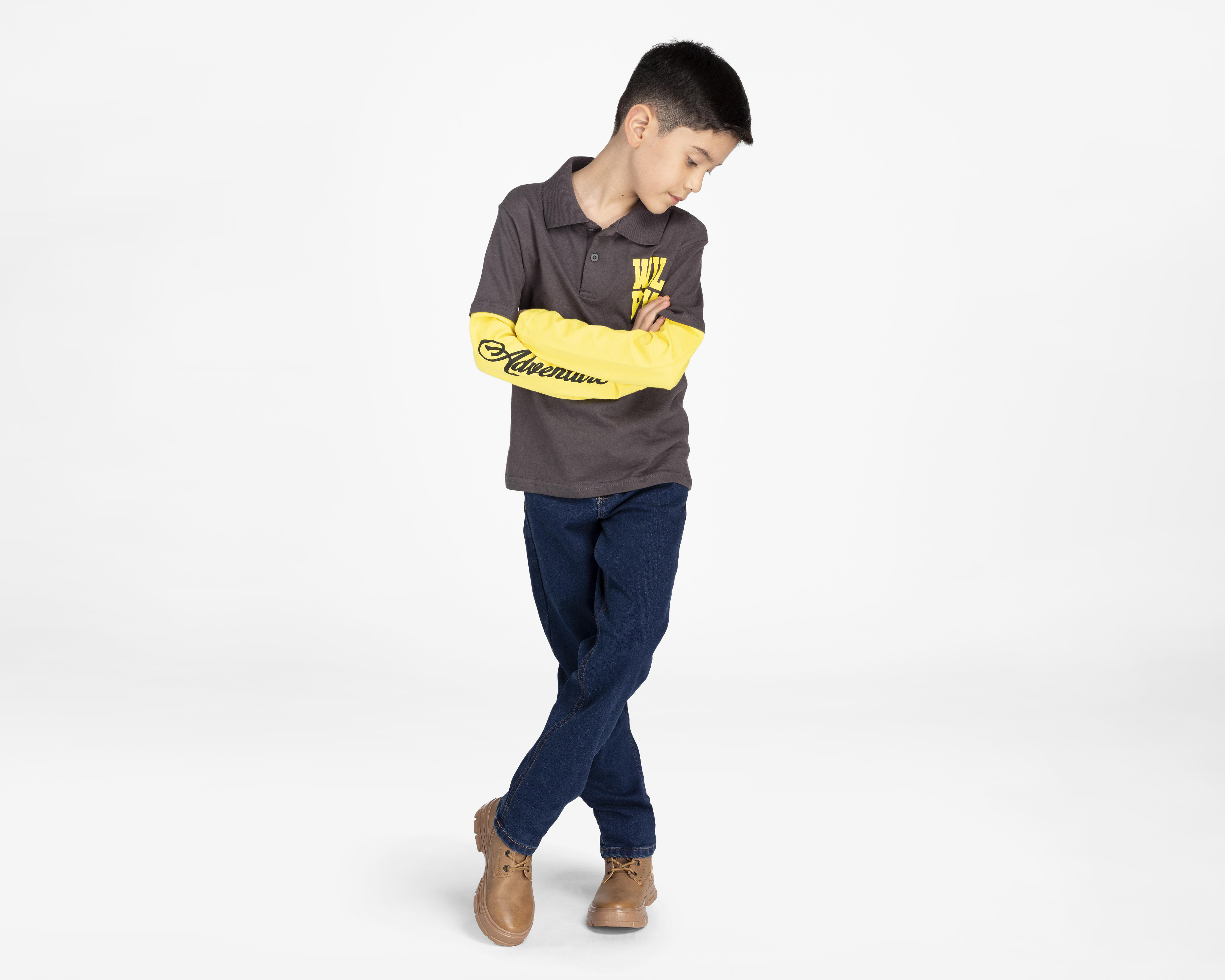 Foto 4 pulgar | Playera Refill para Niño