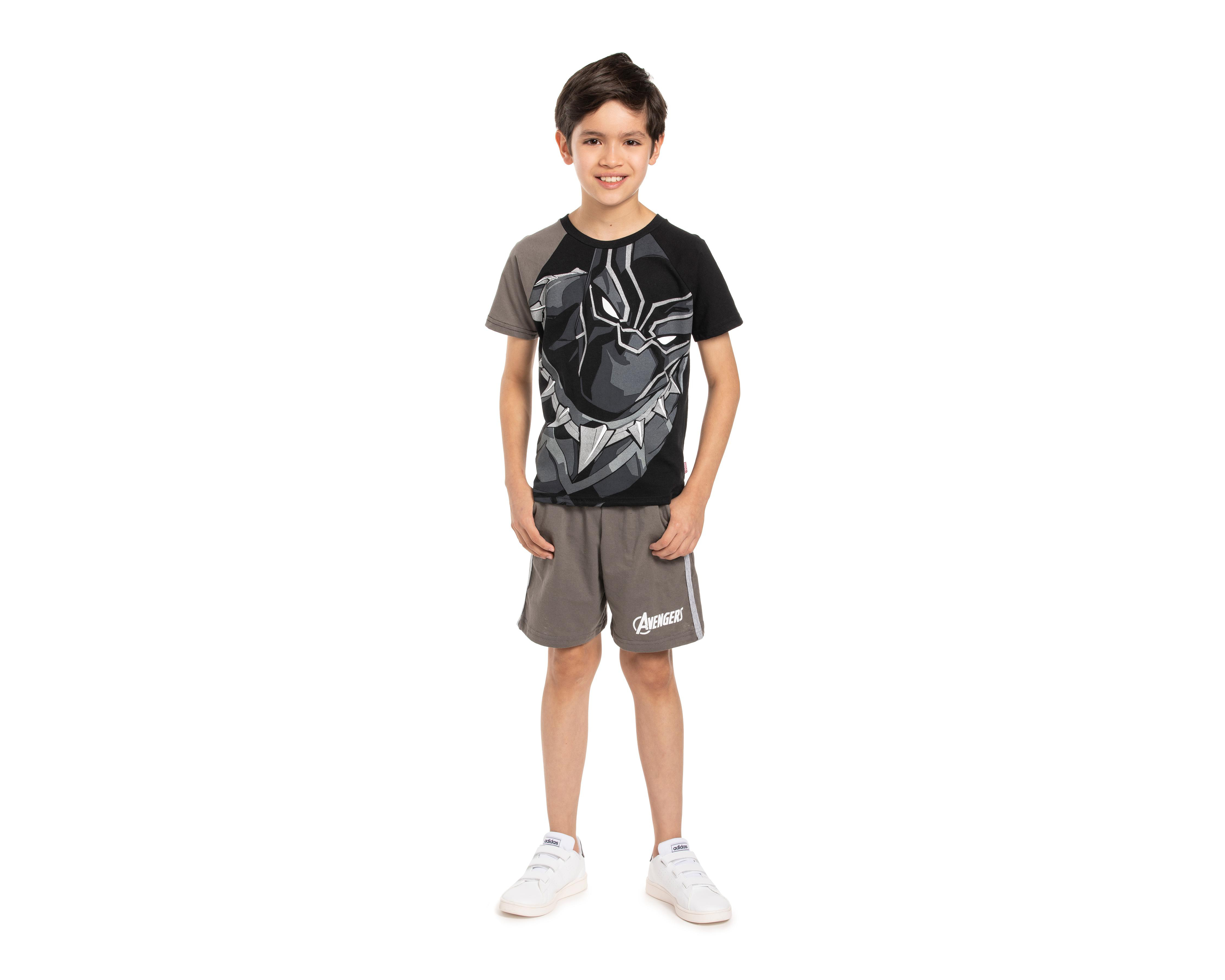 Conjunto con Short Avengers de Algodón para Niño 2 Piezas $210
