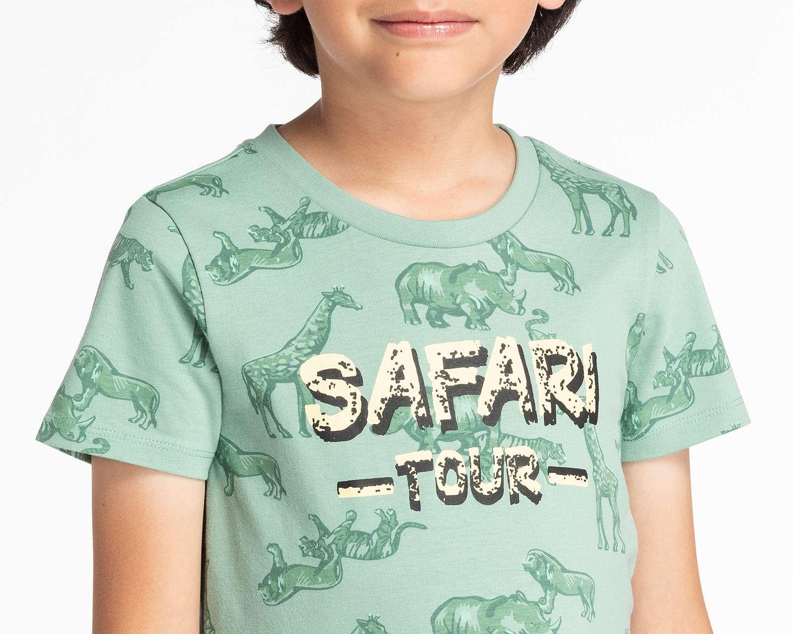 Foto 4 pulgar | Playera Refill Print de Safari para Niño