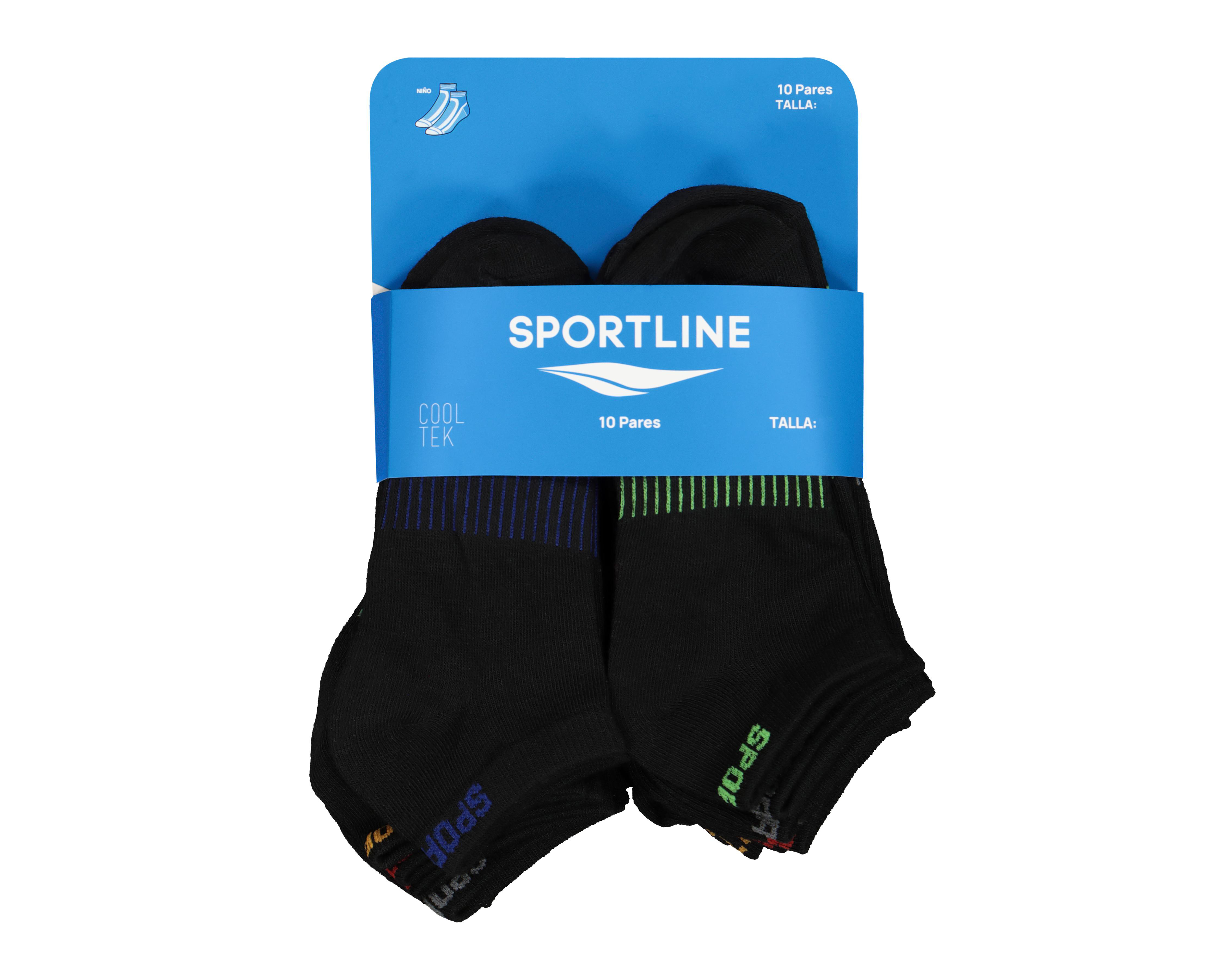 Foto 3 | Calcetas Deportivas Sportline para Niño 10 Pares