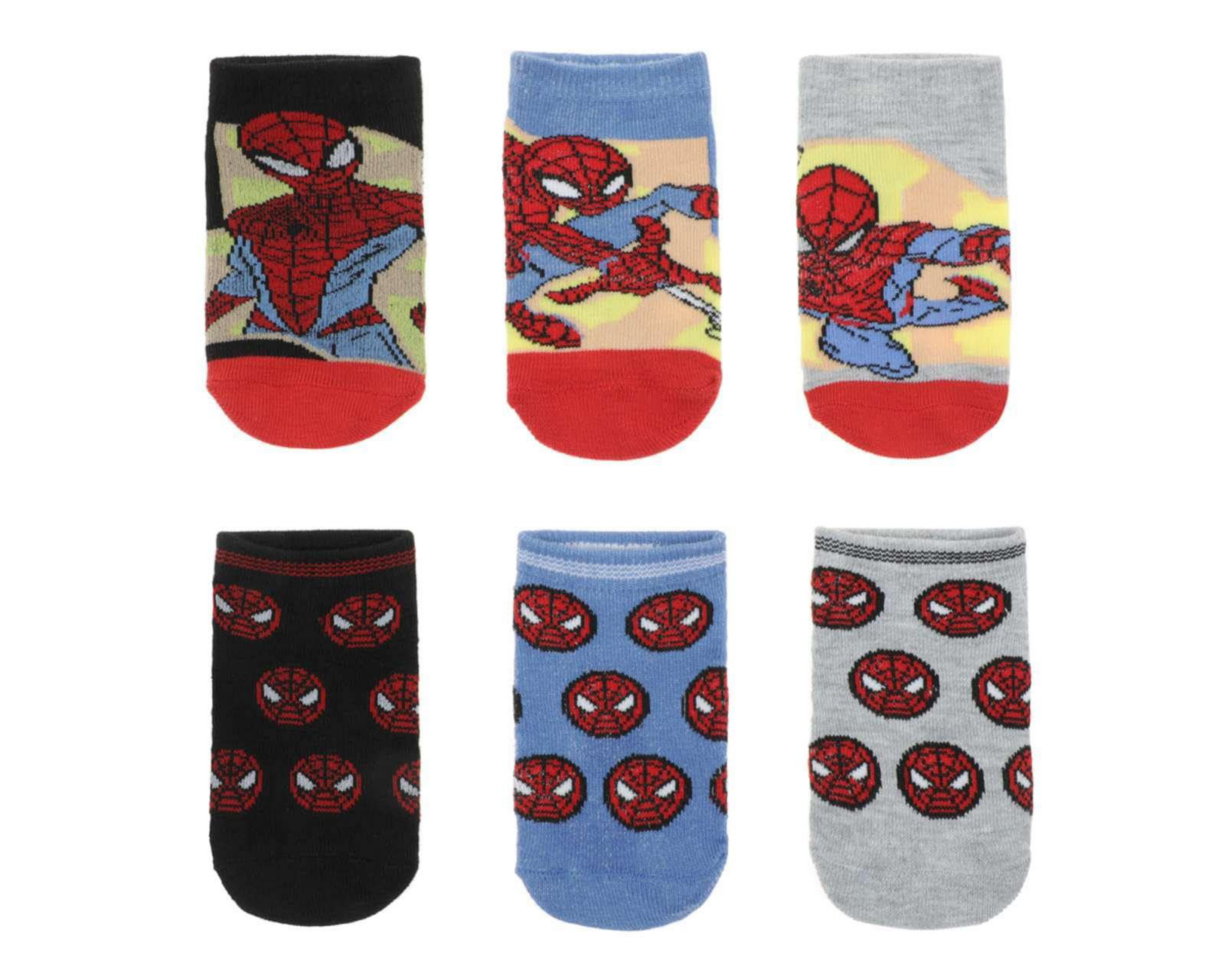 Calcetas Tines Marvel para Niño 6 Pares