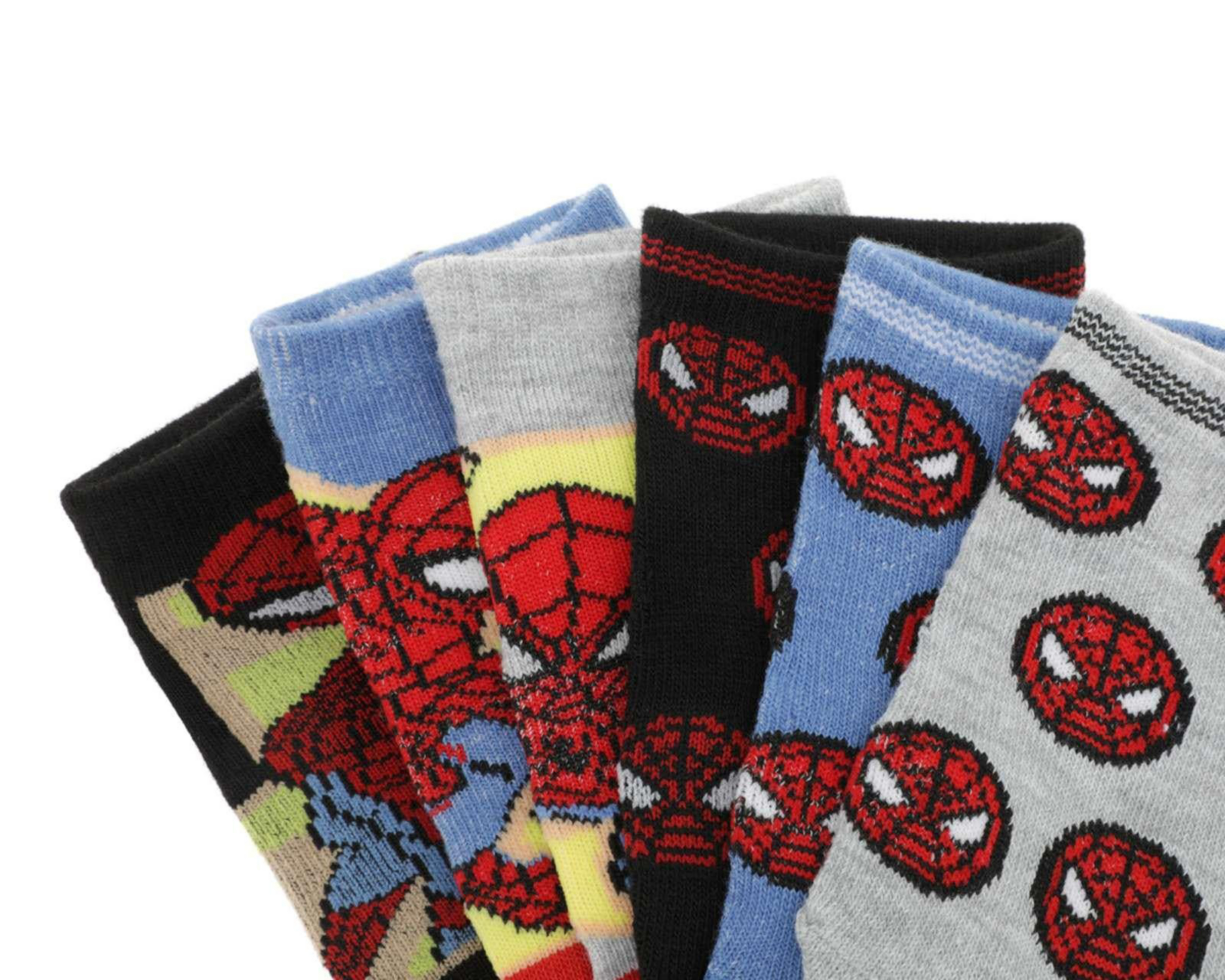 Foto 2 | Calcetas Tines Marvel para Niño 6 Pares