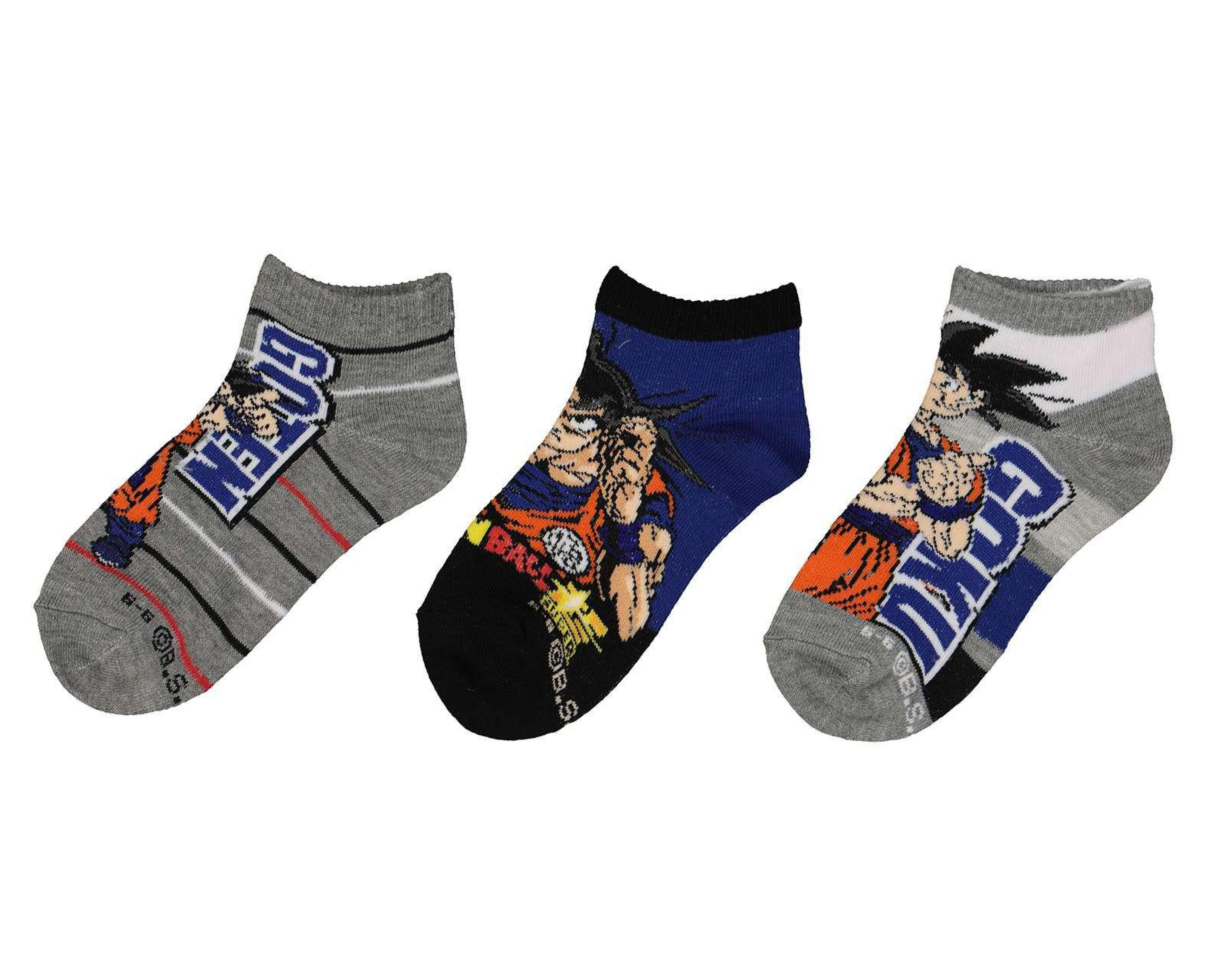 Calcetas de Moda Dragon Ball Z para Niño 3 Pares $109