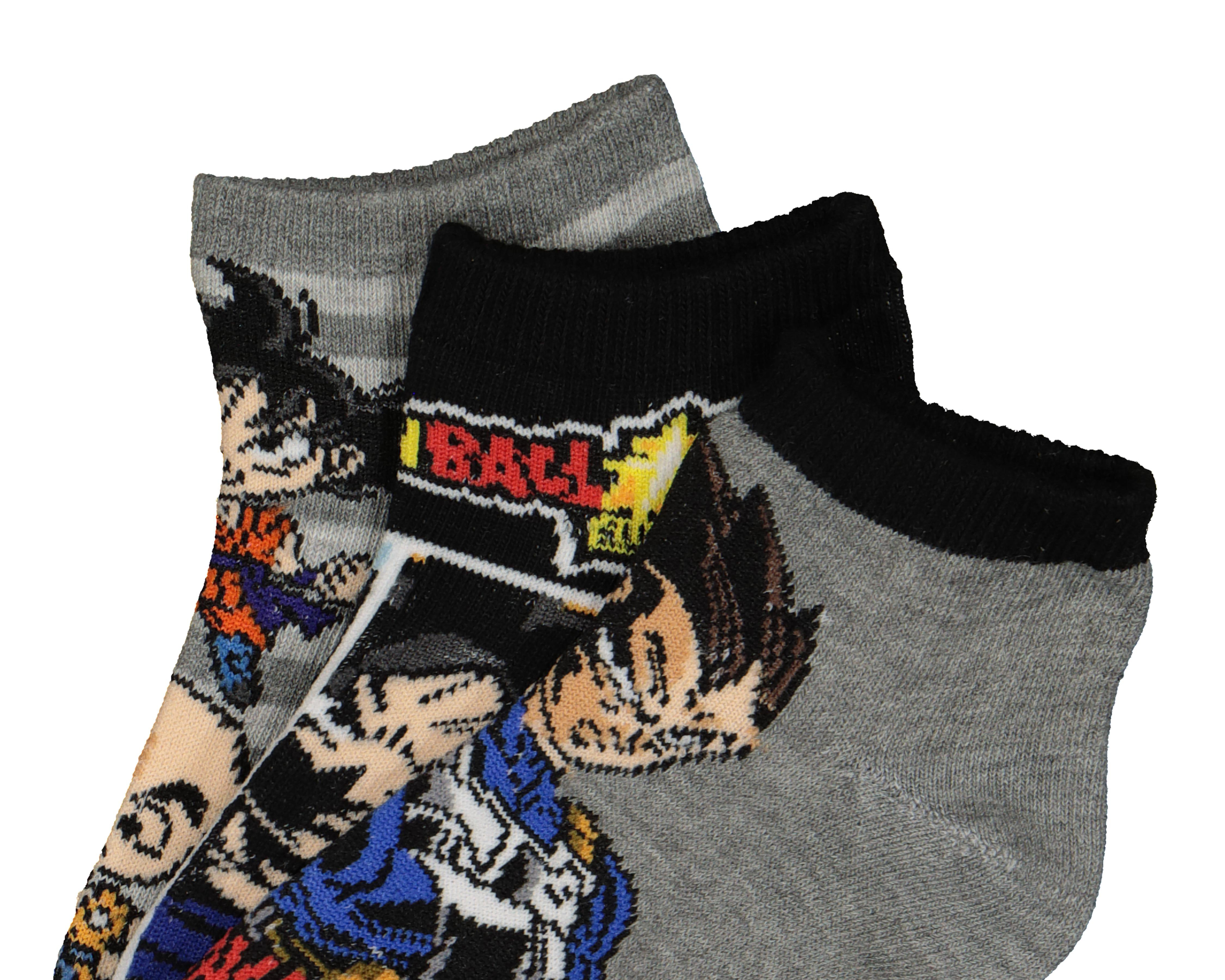 Foto 3 pulgar | Calcetas de Moda Dragon Ball Z para Niño 3 Pares