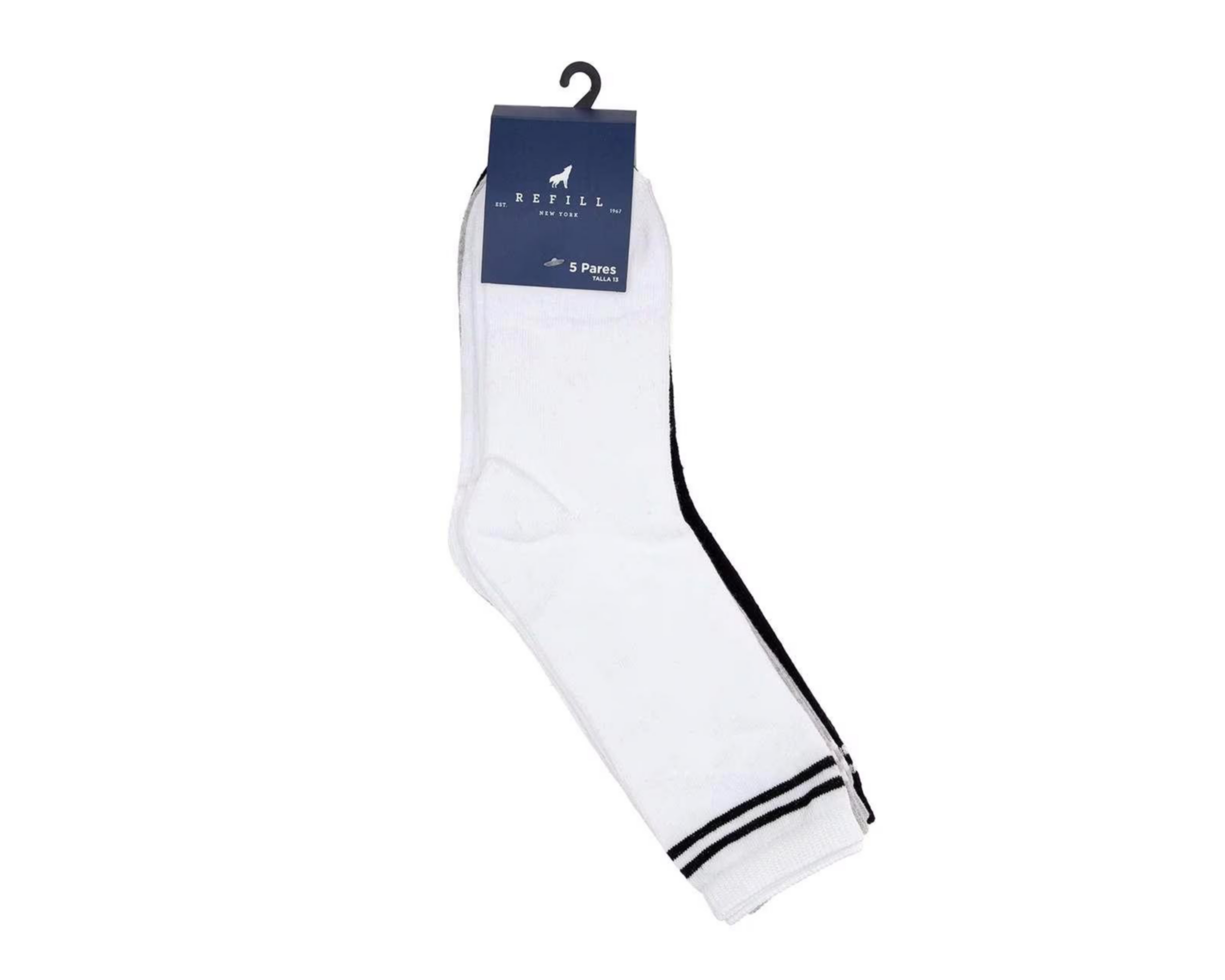 Foto 4 pulgar | Calcetas Largas Refill para Niño 5 Pares