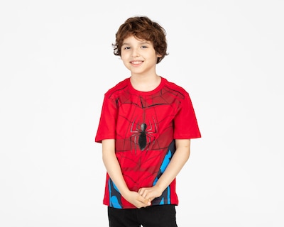 Foto 1 | Playera Spider-Man Manga Corta Estampada para Niño